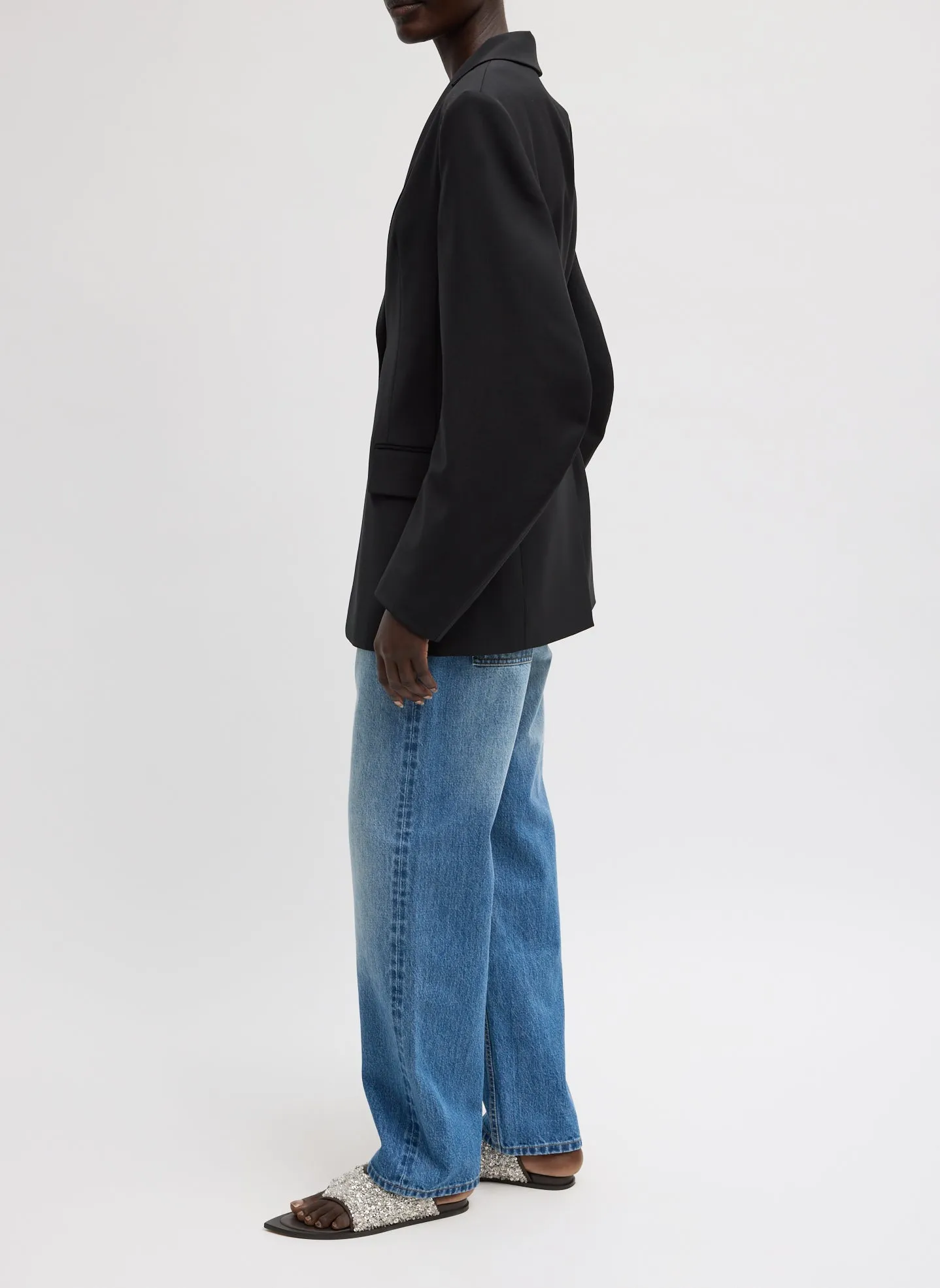 Tropical Wool Sculpted Blazer sold by Tibi product image thumbnail 2
