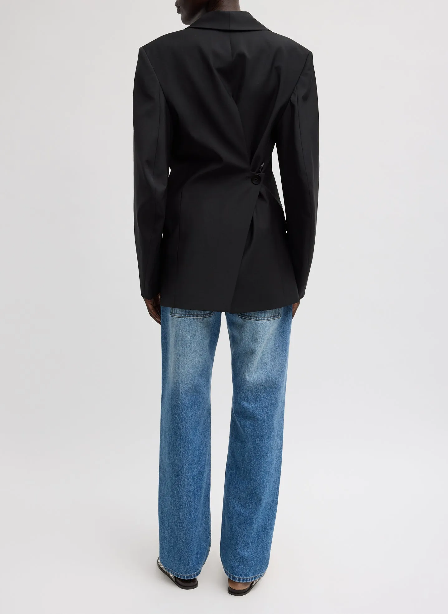 Tropical Wool Sculpted Blazer sold by Tibi product image thumbnail 5