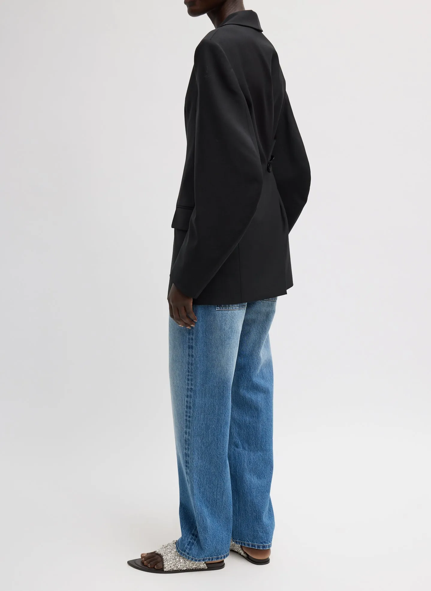 Tropical Wool Sculpted Blazer sold by Tibi product image thumbnail 3