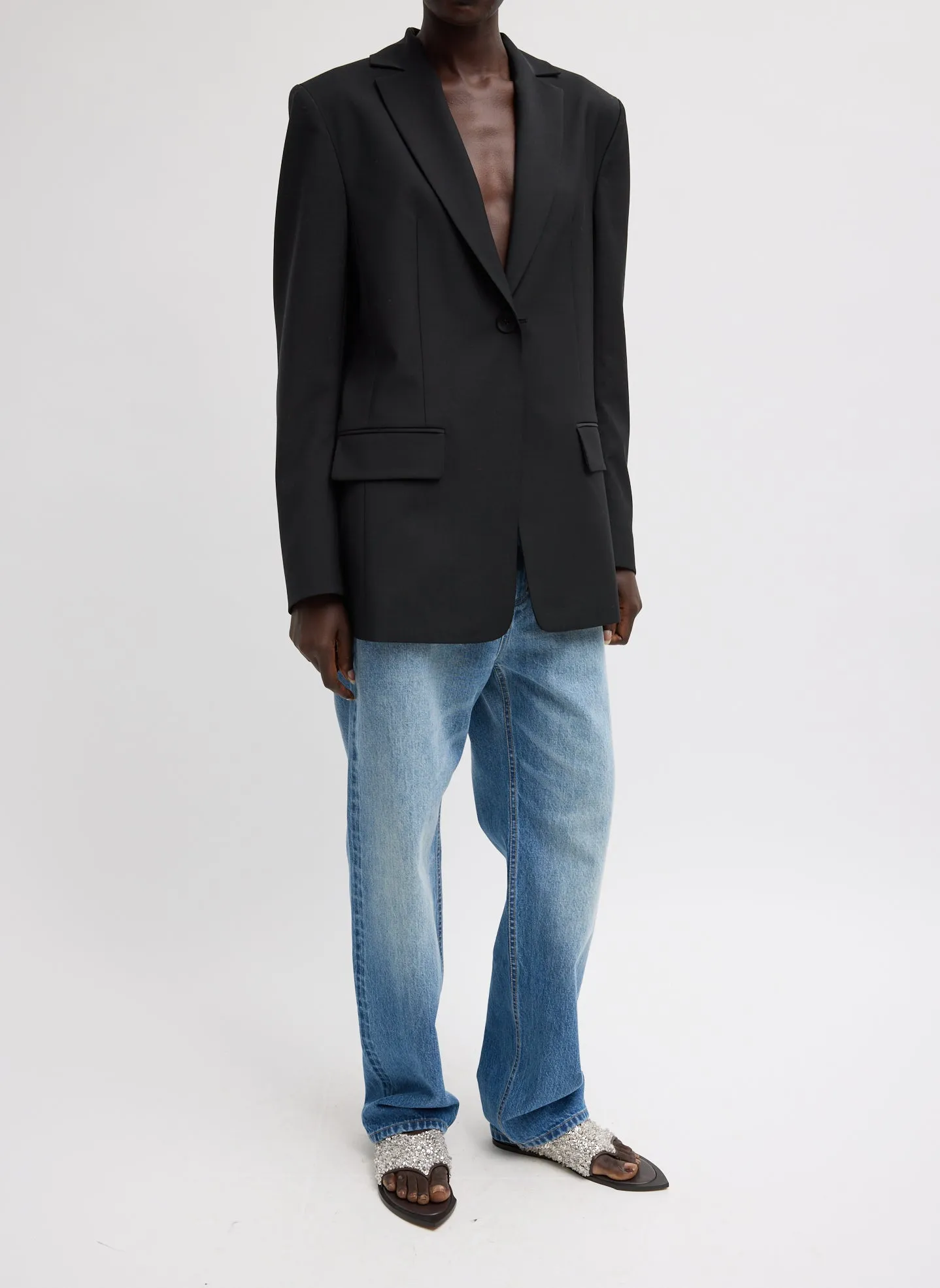 Tropical Wool Sculpted Blazer sold by Tibi