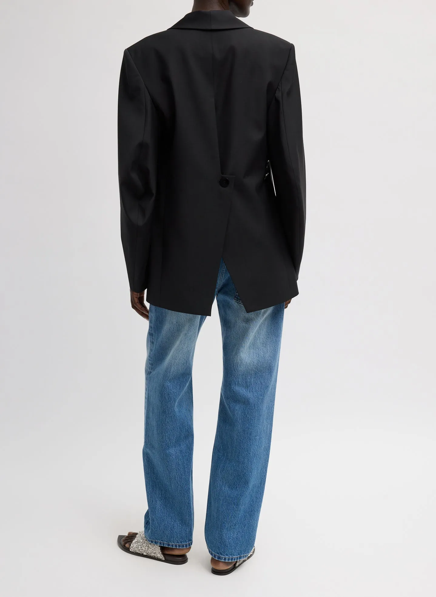 Tropical Wool Sculpted Blazer sold by Tibi product image thumbnail 4