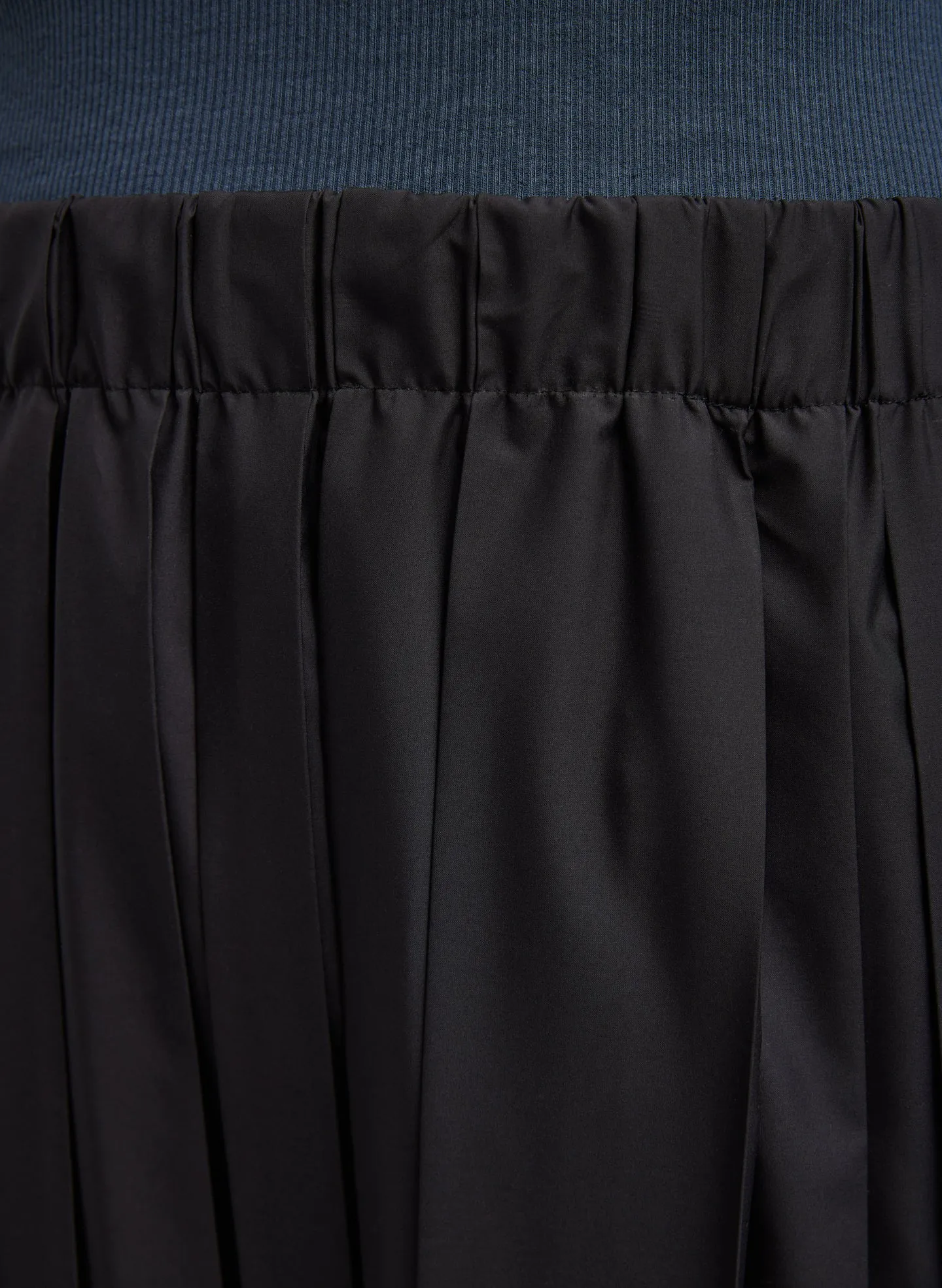 Nylon Pleated Pull On Skirt sold by Tibi product image thumbnail 2