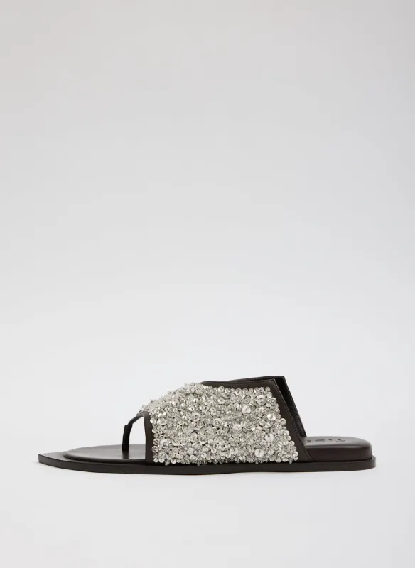 Gerard Embroidered Sandal made by Tibi