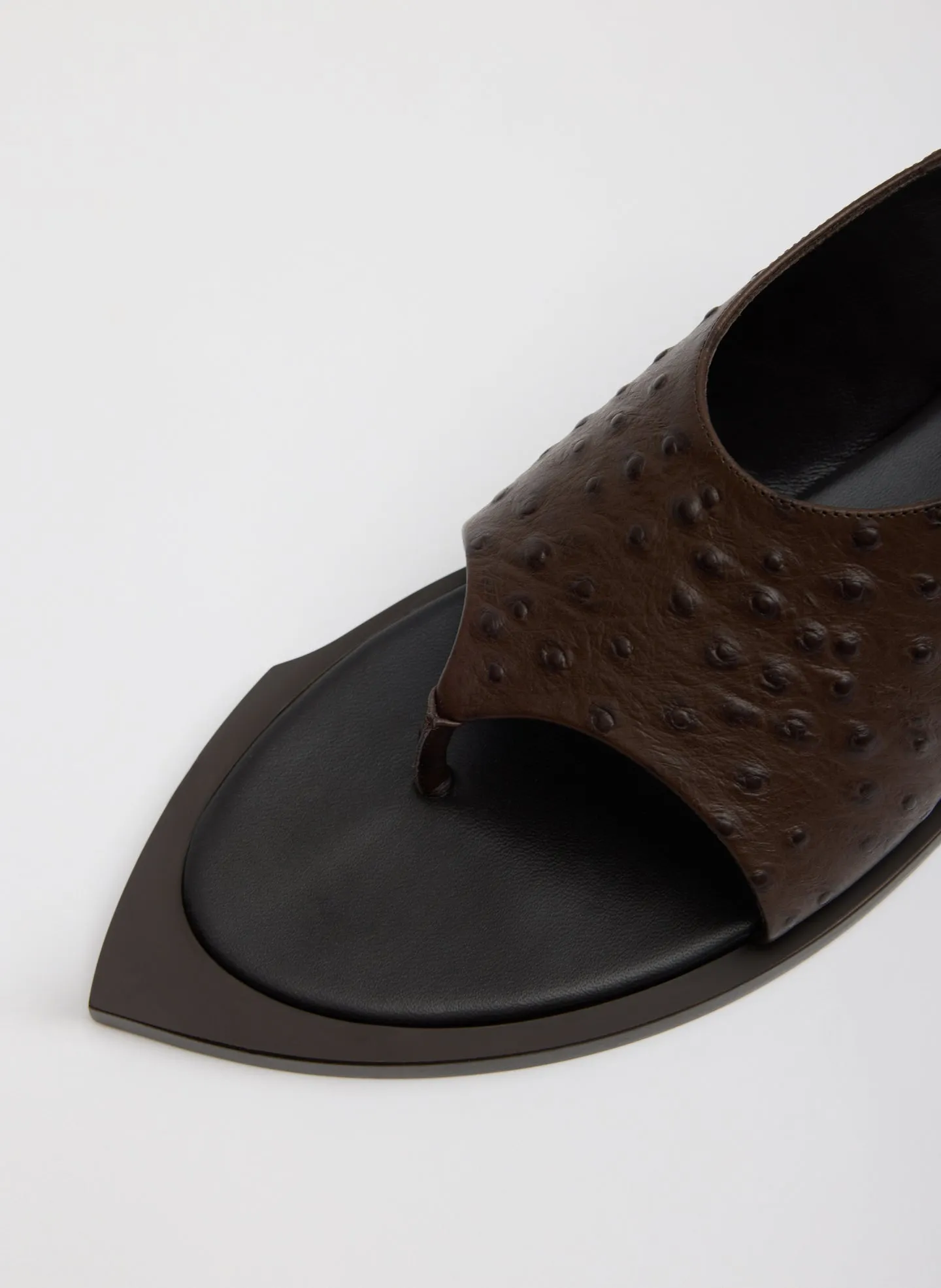 Ostrich Print Gerard Sandal sold by Tibi product image thumbnail 5