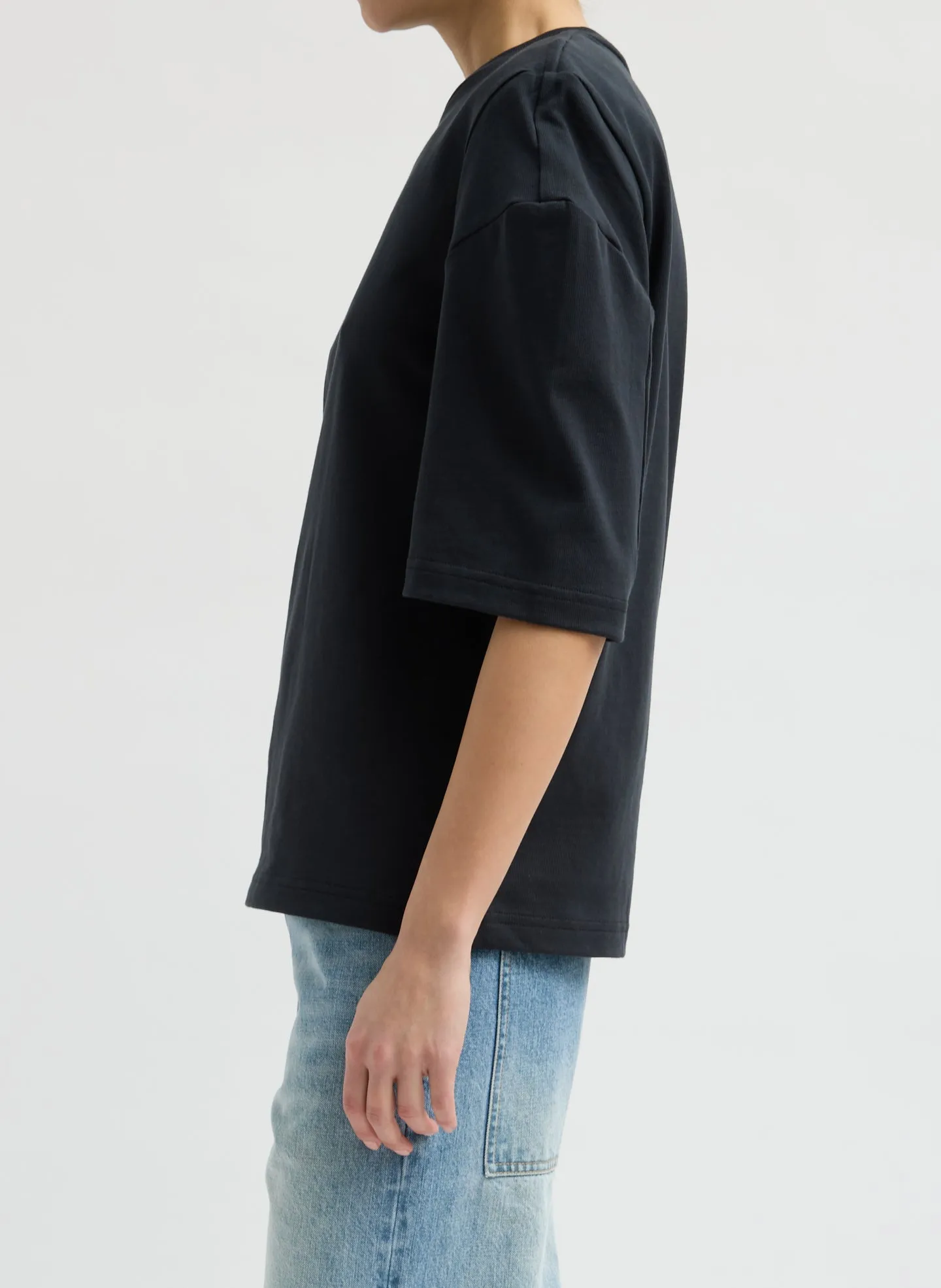 Perfect Hinged Sleeve T-Shirt sold by Tibi product image thumbnail 2