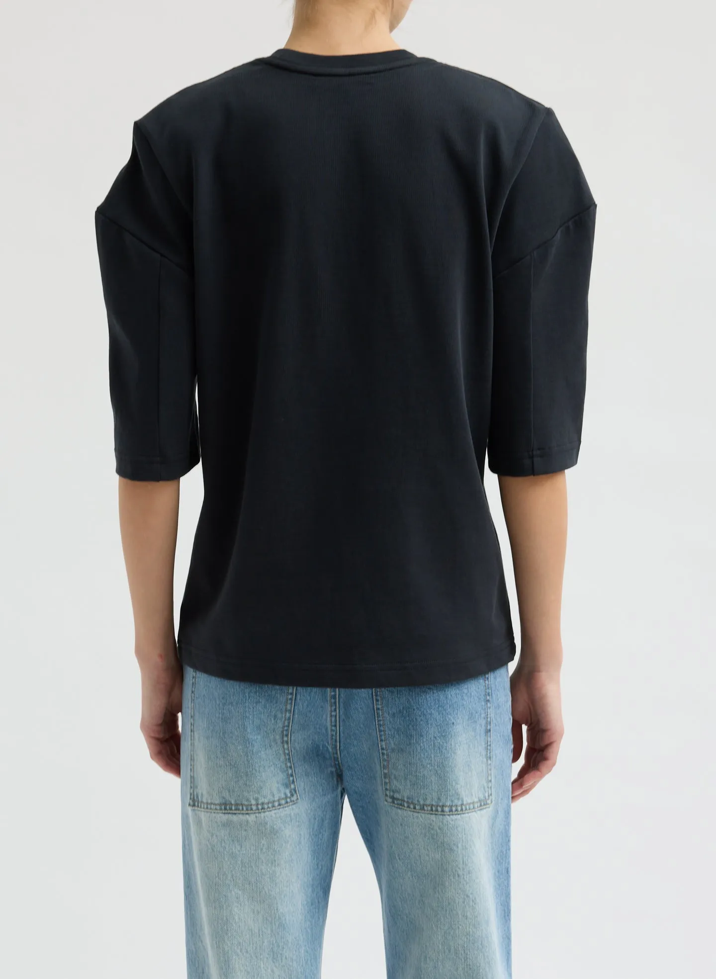 Perfect Hinged Sleeve T-Shirt sold by Tibi product image thumbnail 3