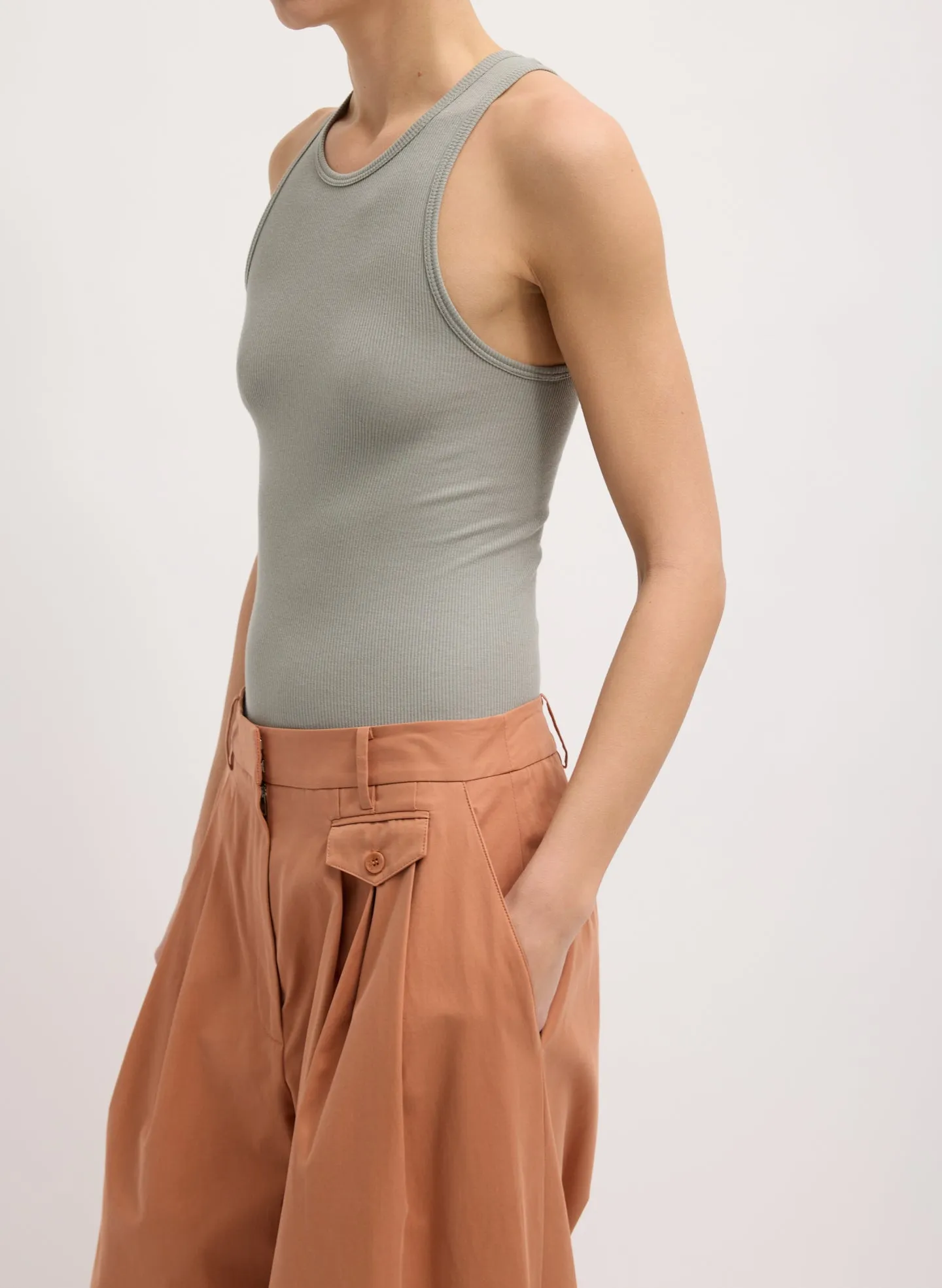 Bio Twill Triple Pleat Pant sold by Tibi product image thumbnail 3