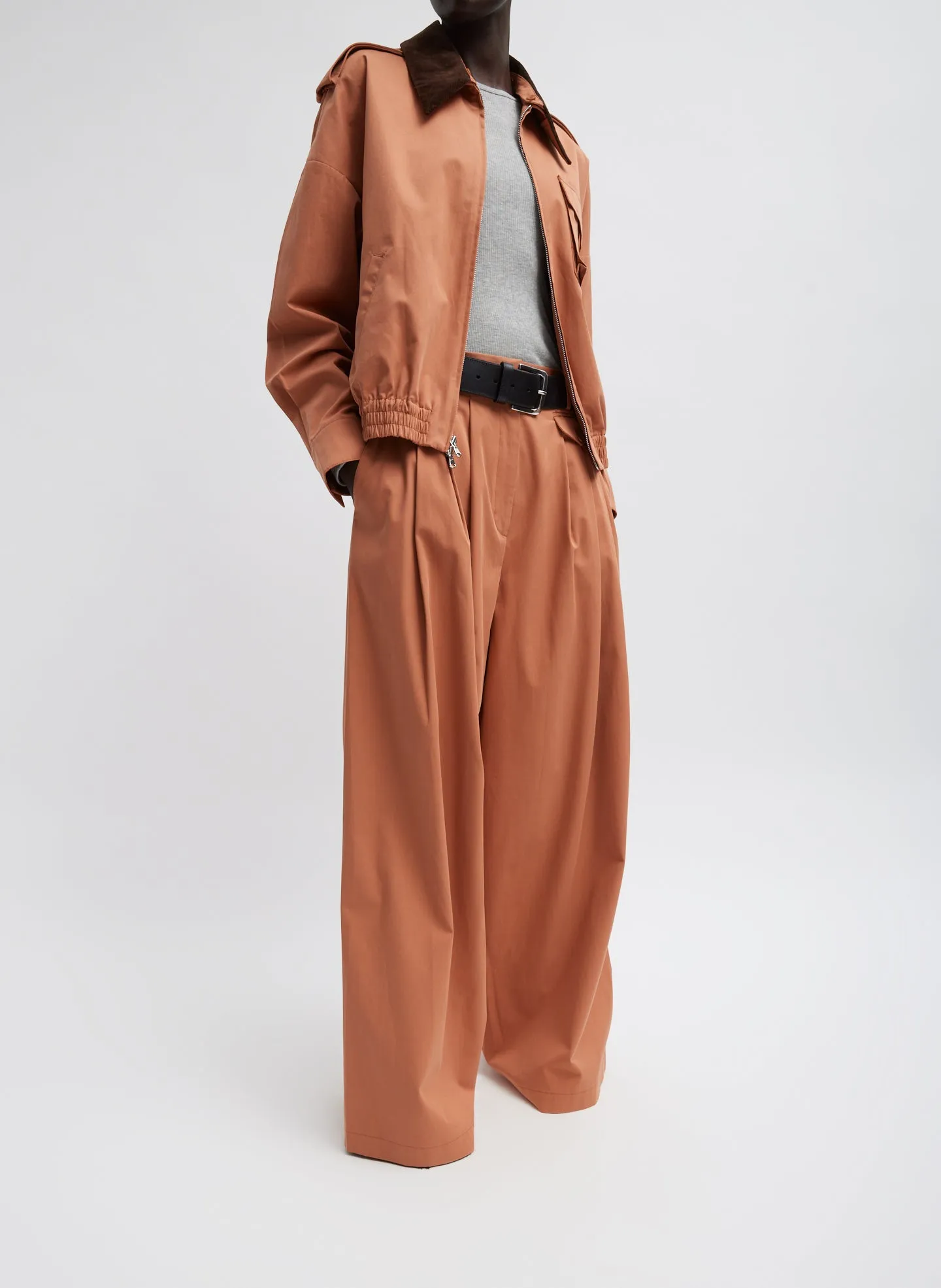 Bio Twill Triple Pleat Pant sold by Tibi product image thumbnail 5