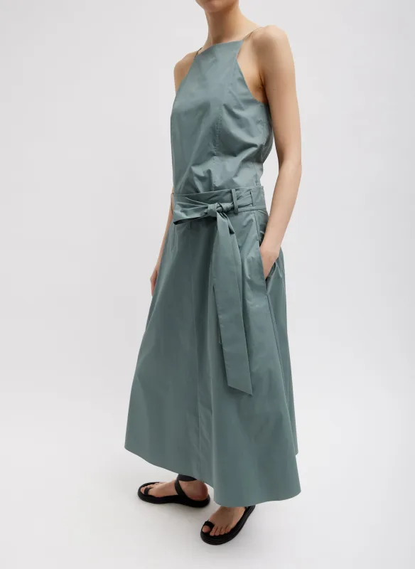 Eco Poplin Back Wrap Skirt sold by Tibi