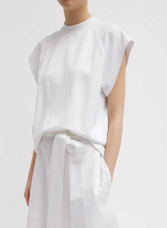Summer Sweatshirting Sleeveless Easy Top made by Tibi