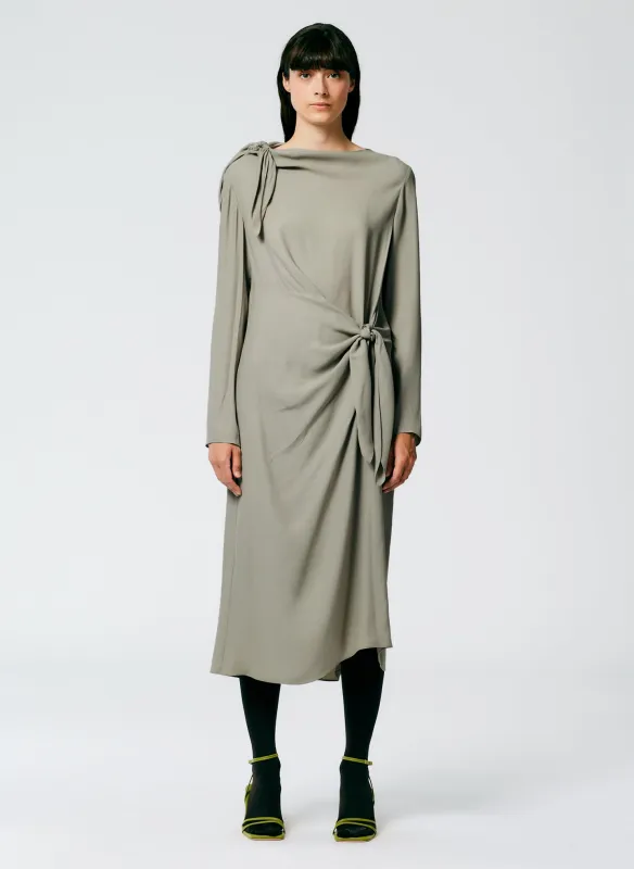 Feather Weight Eco Crepe Benedict Dress made by Tibi