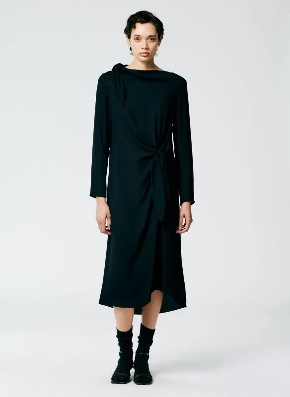 Feather Weight Eco Crepe Benedict Dress made by Tibi