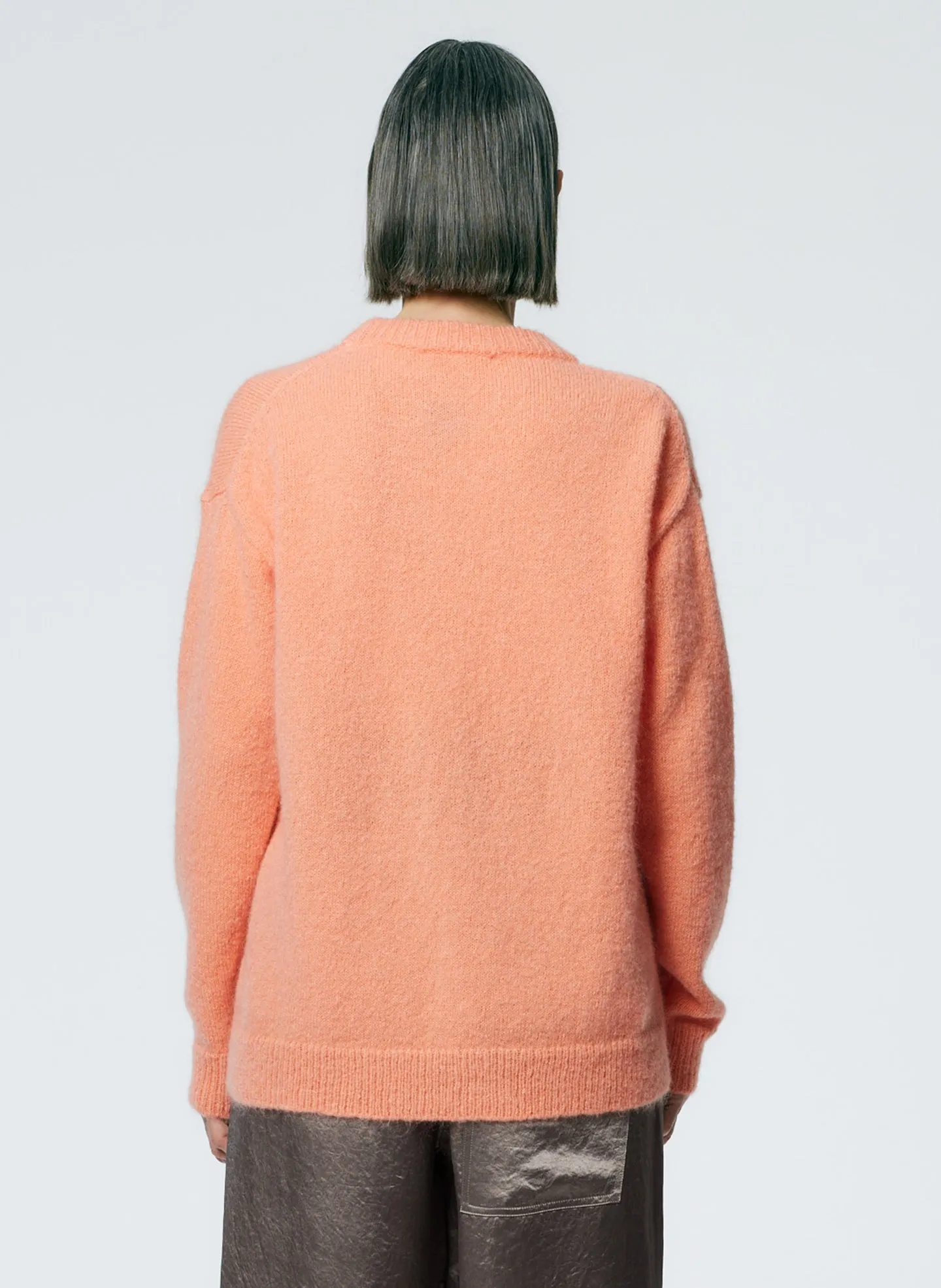 Soft Mohair Crewneck Easy Pullover sold by Tibi product image thumbnail 4