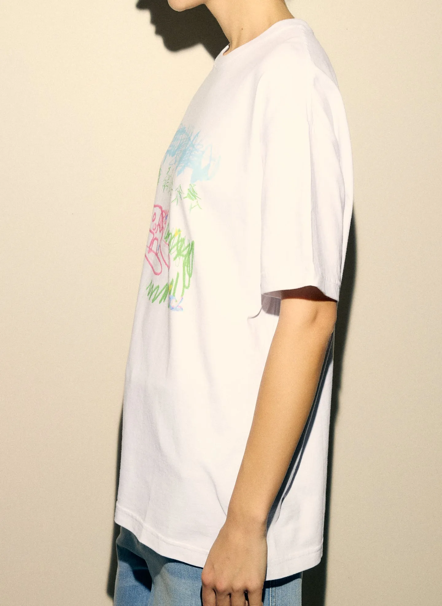 Tibi Creative Lab Moo Print T-Shirt sold by Tibi product image thumbnail 3