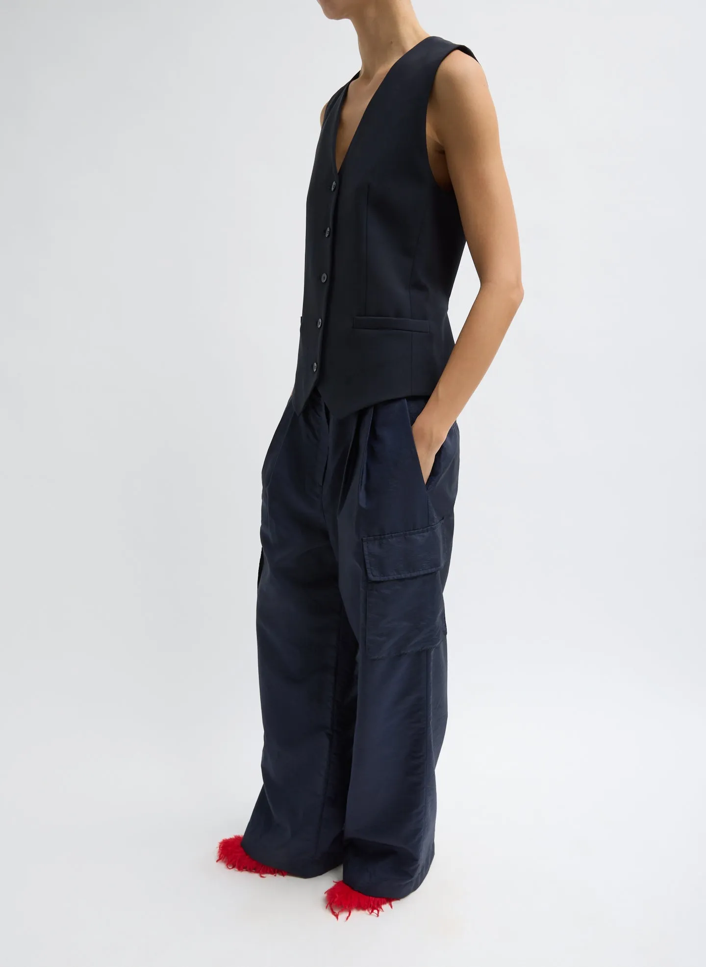 Tropical Wool Vest sold by Tibi product image thumbnail 5