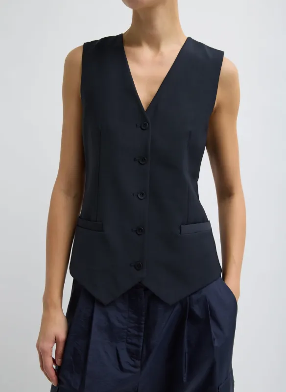 Tropical Wool Vest sold by Tibi