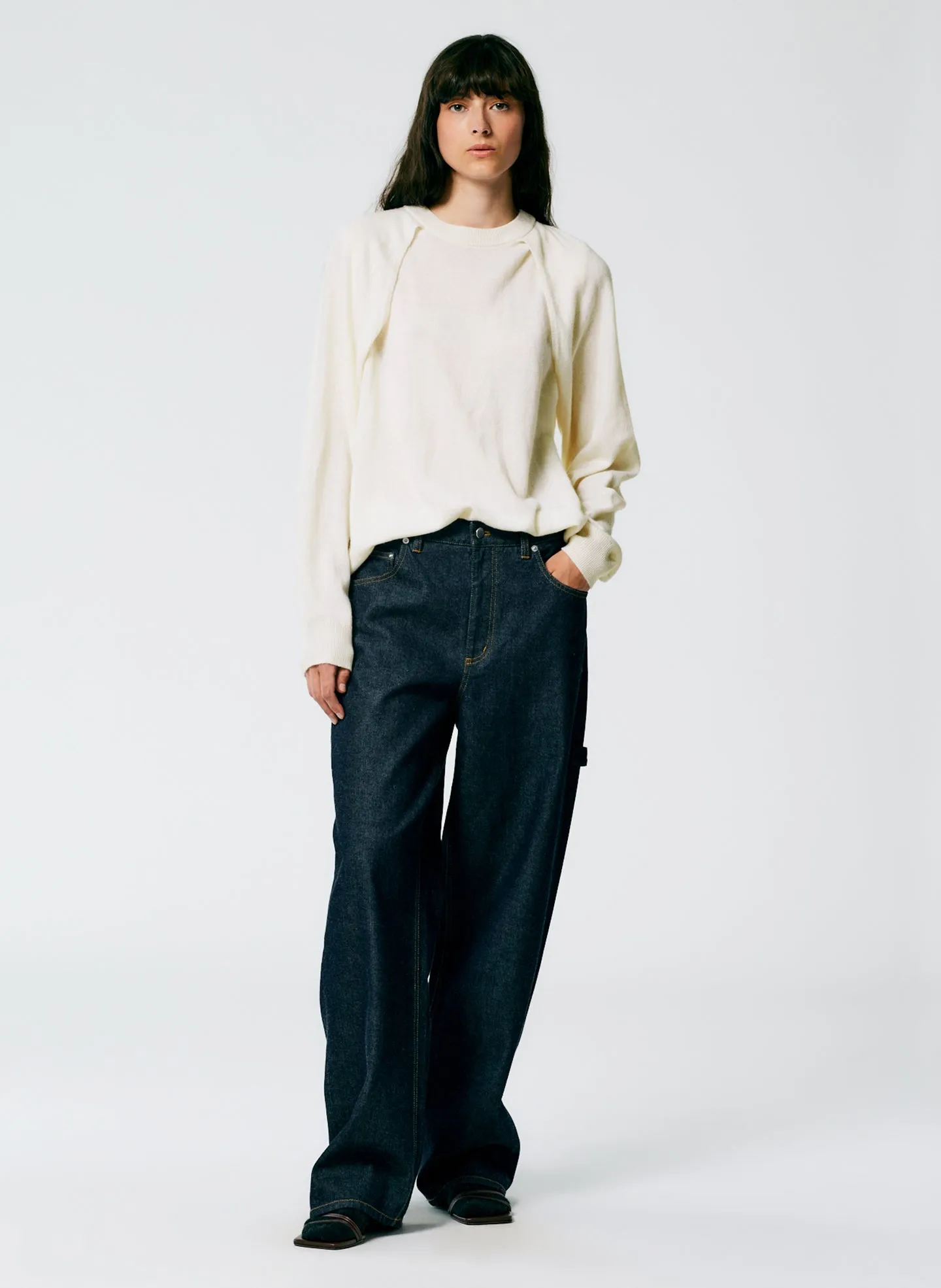 Indigo Denim Sam Jean sold by Tibi product image thumbnail 5