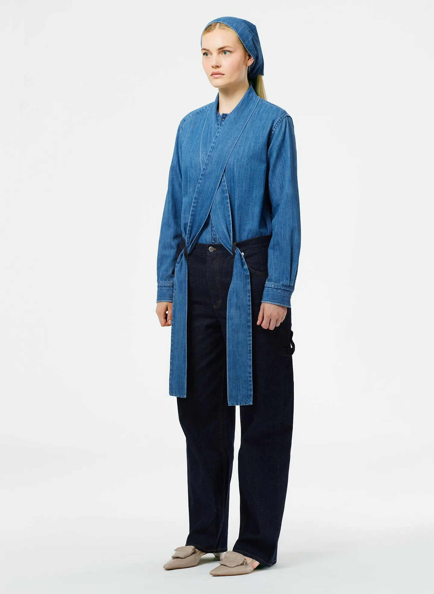 Indigo Denim Sam Jean sold by Tibi product image thumbnail 2