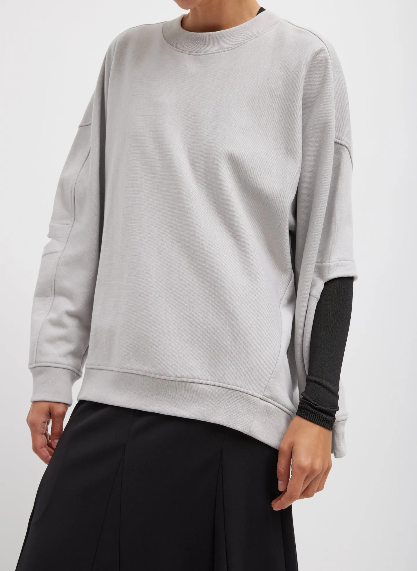 Cocoon Crewneck Sweatshirt sold by Tibi product image thumbnail 5