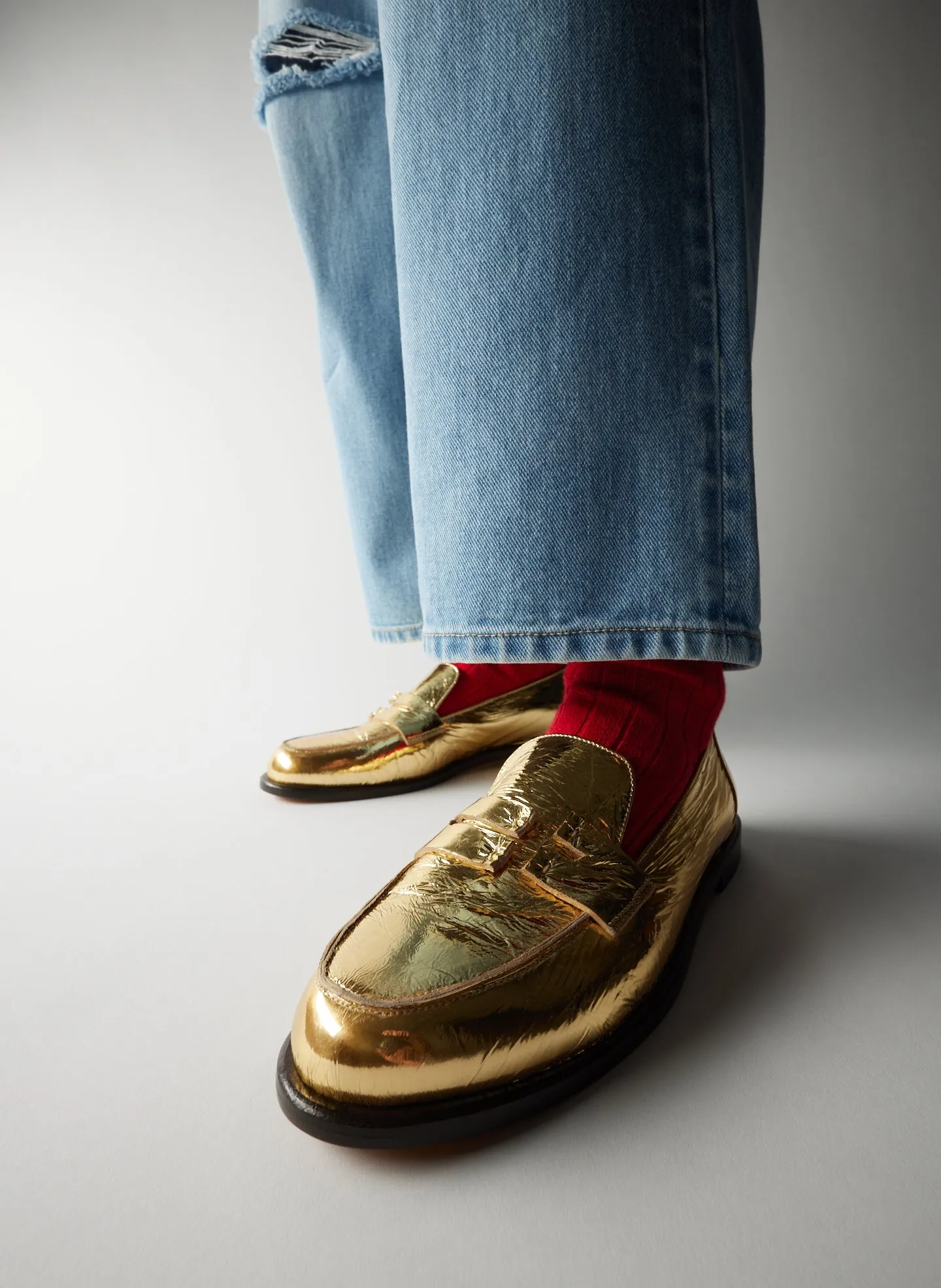 Nacho Metallic Loafer sold by Tibi product image thumbnail 2