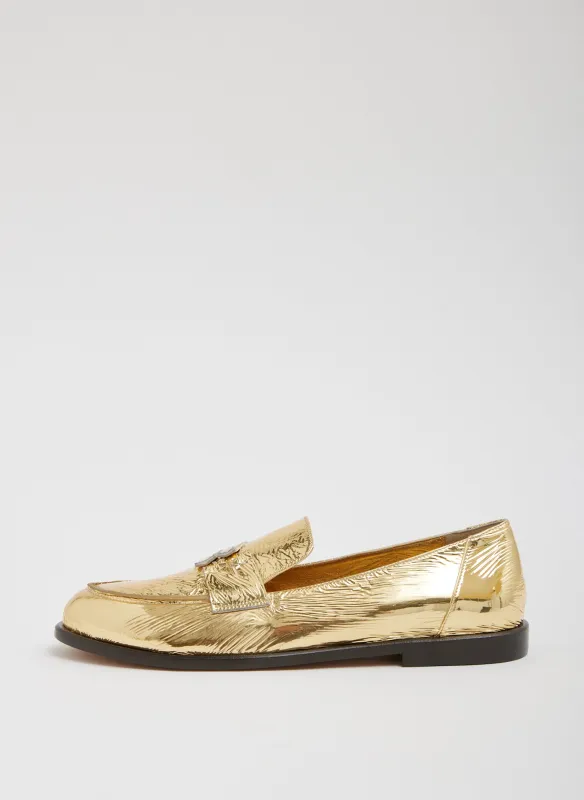 Nacho Metallic Loafer sold by Tibi