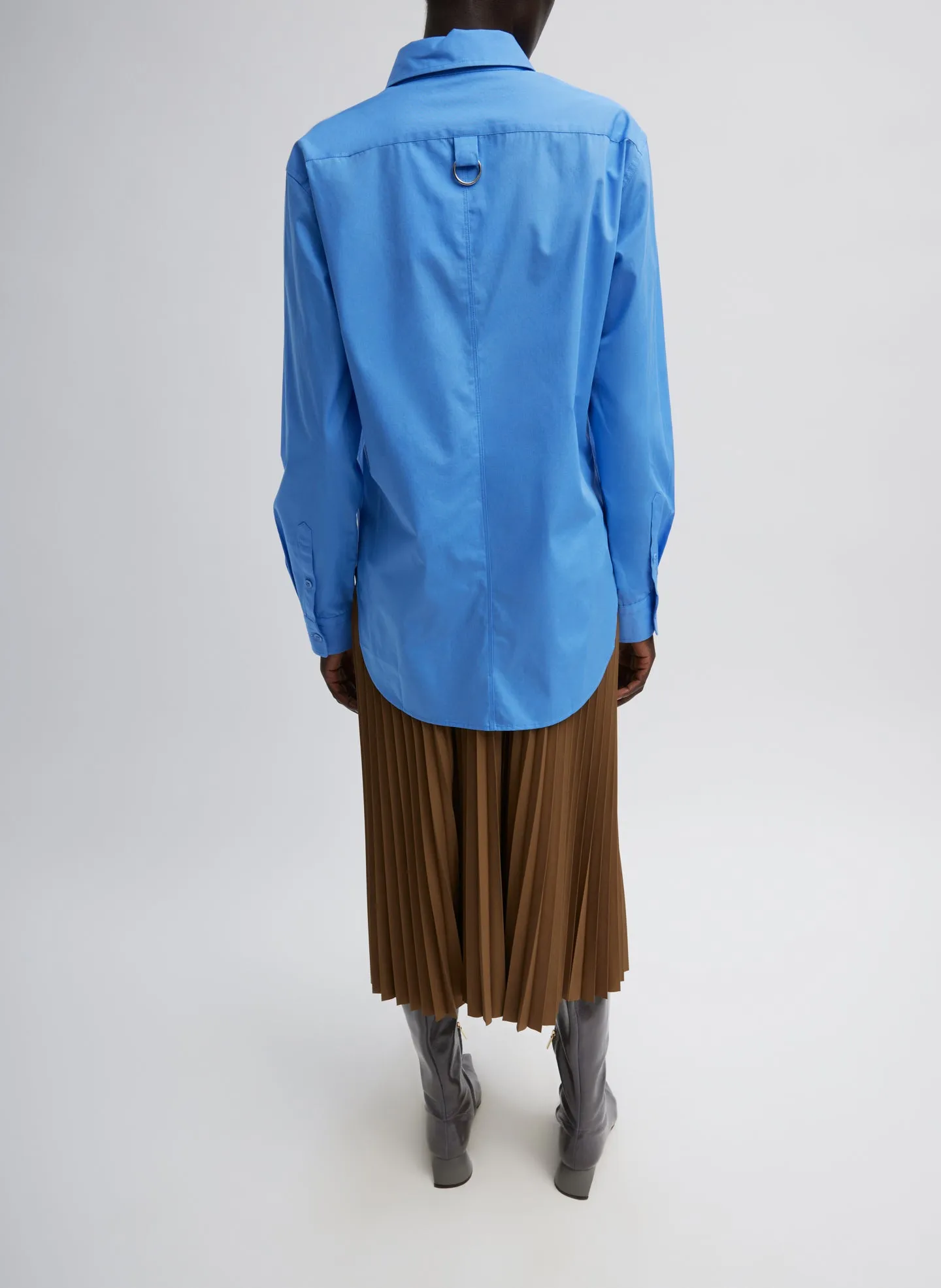 Nylon Pleating Sunray Pull On Skirt sold by Tibi product image thumbnail 5