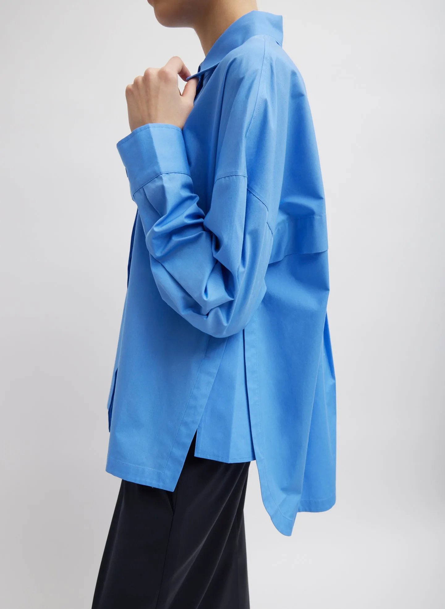 Gabe Oversized Shirt sold by Tibi product image thumbnail 4