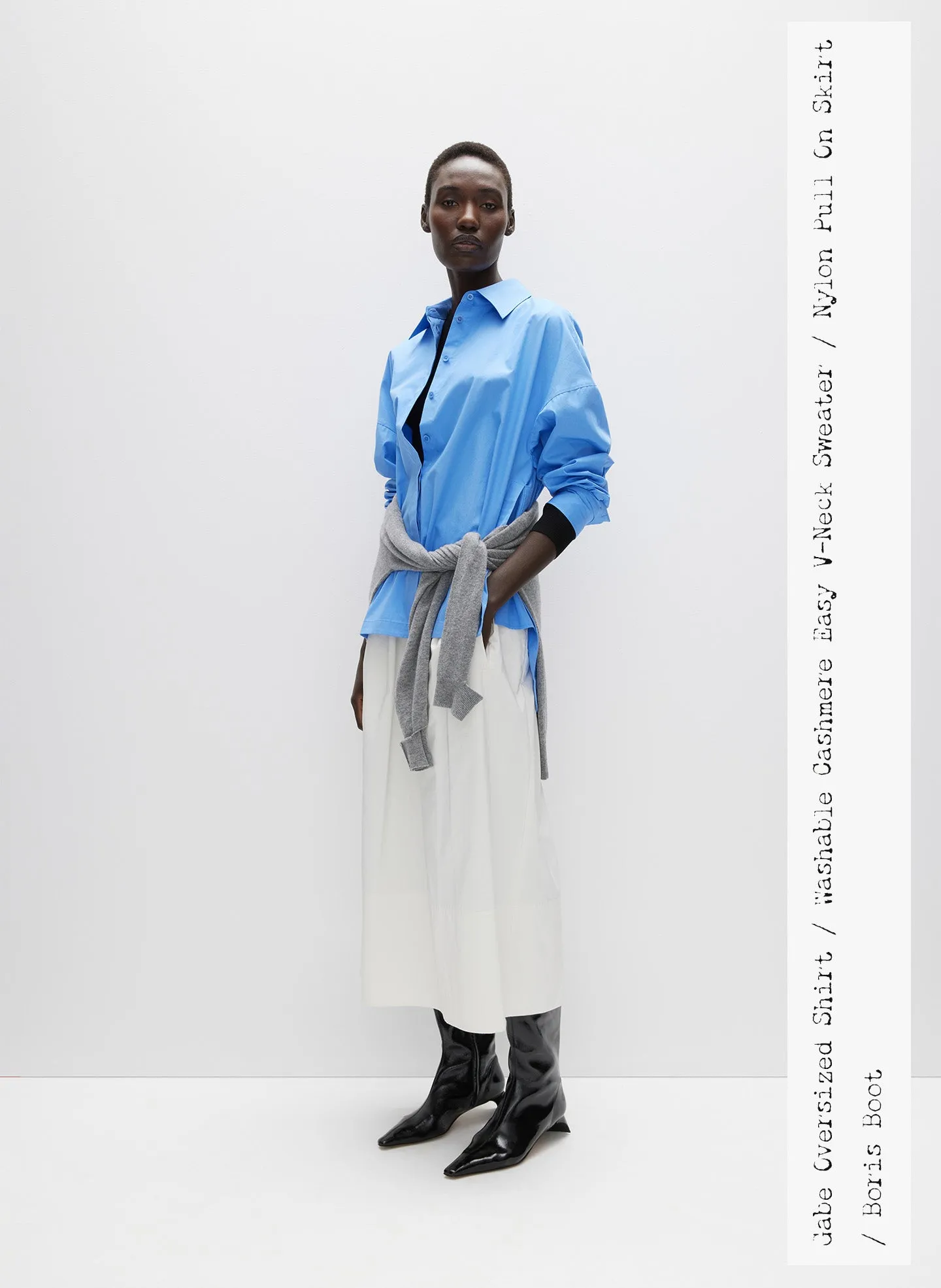 Gabe Oversized Shirt sold by Tibi product image thumbnail 2