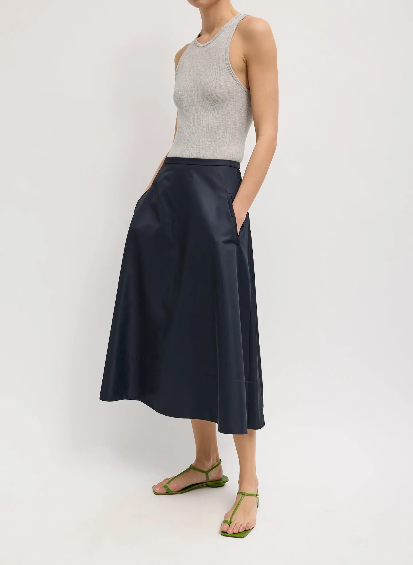 Eco Nylon Circle Skirt sold by Tibi product image thumbnail 2