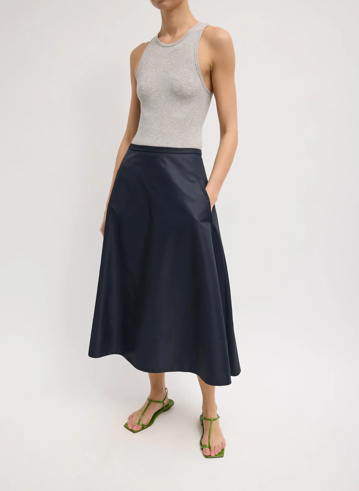 Eco Nylon Circle Skirt sold by Tibi