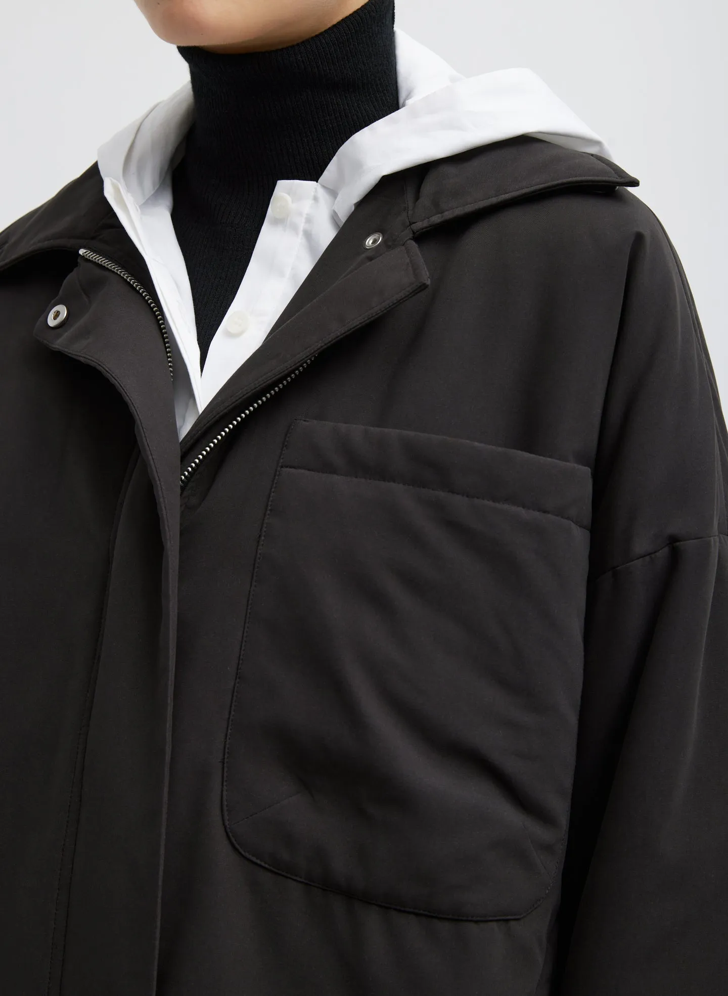 Clyde Padding Shirt Jacket sold by Tibi product image thumbnail 5