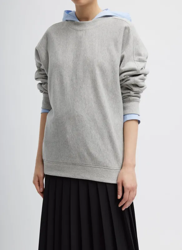 Cocoon Crewneck Sweatshirt made by Tibi