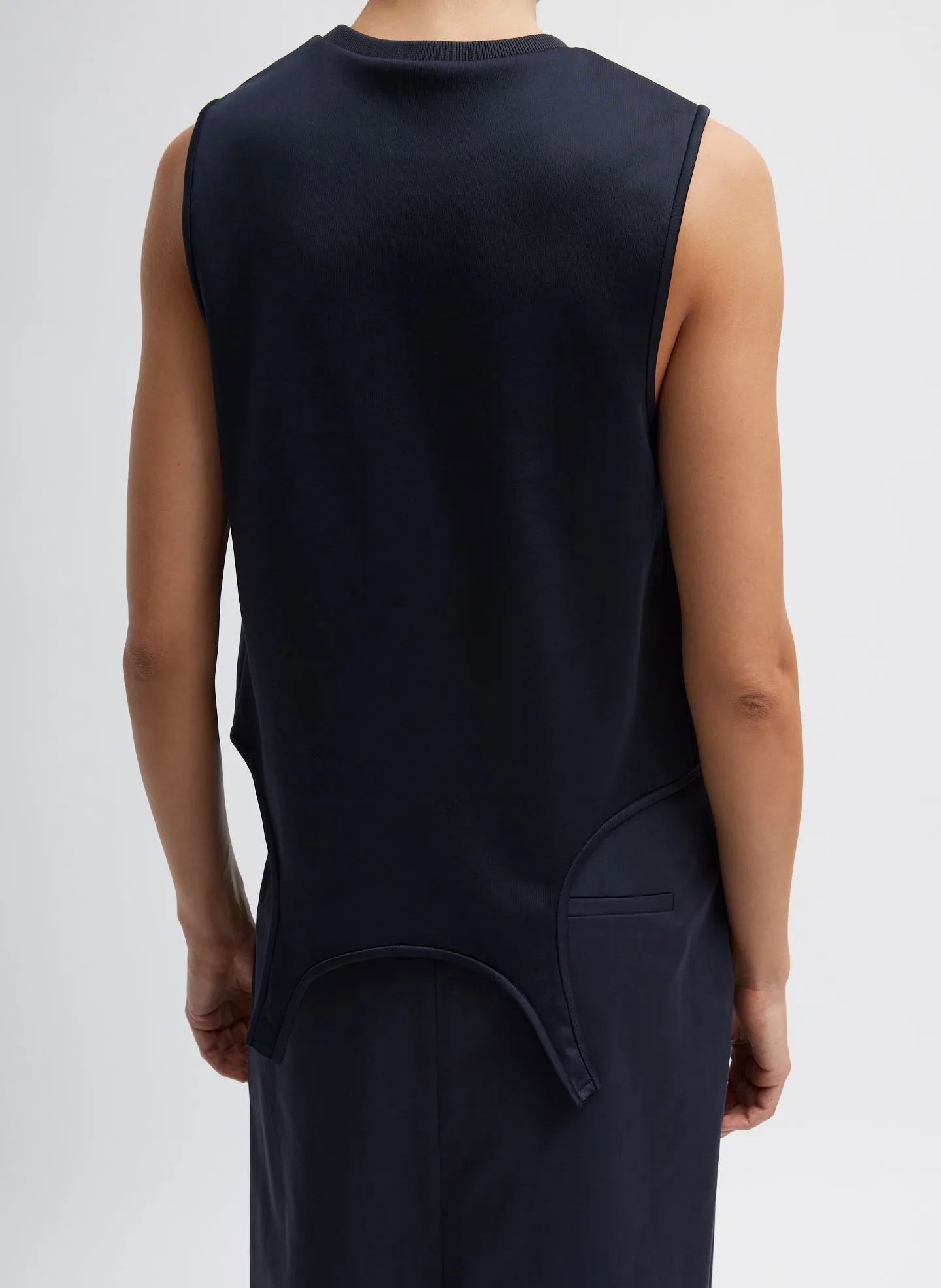 Active Knit Flip Tank sold by Tibi product image thumbnail 4