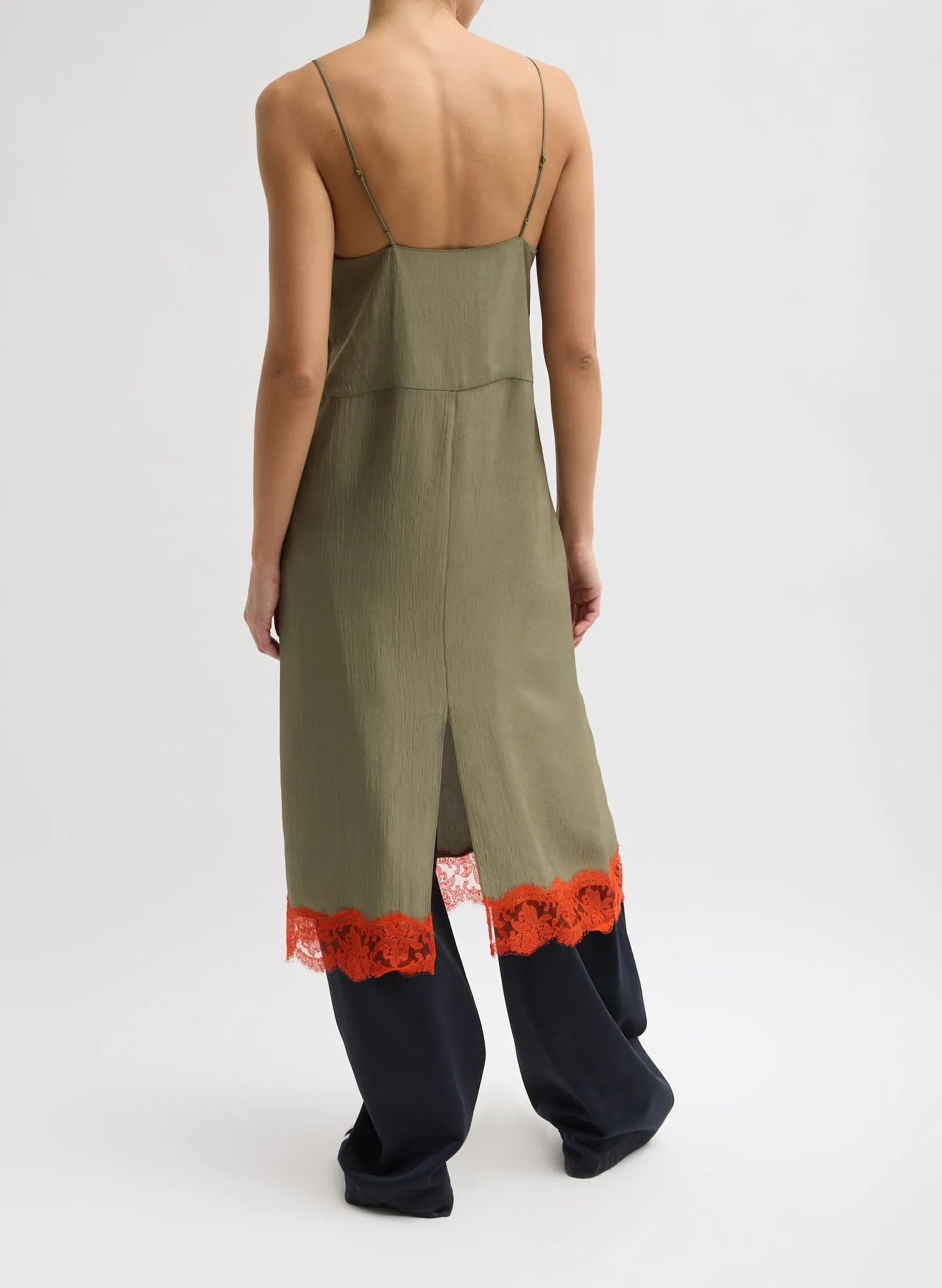 Lace Applique Slip Dress sold by Tibi product image thumbnail 5