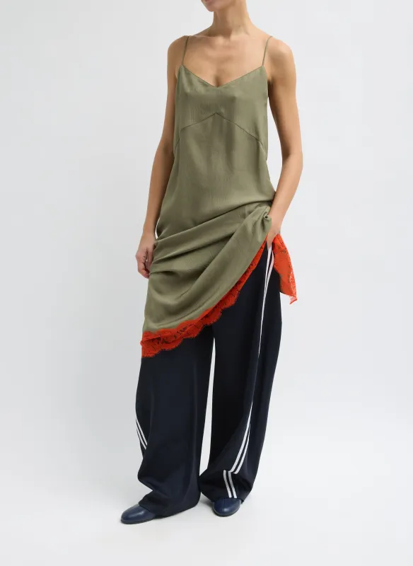 Lace Applique Slip Dress sold by Tibi