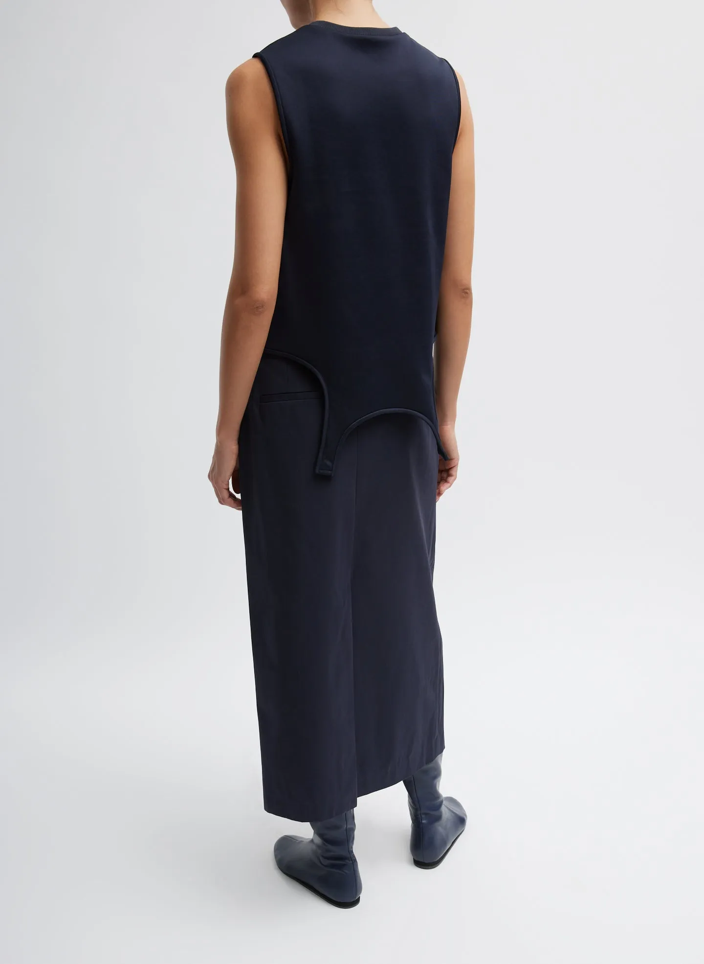 Bio Twill Triple Pleat Skirt sold by Tibi product image thumbnail 4