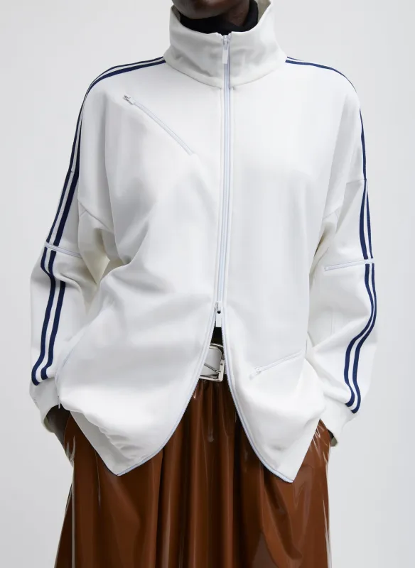 Active Knit Zipper Detailed Track Jacket sold by Tibi