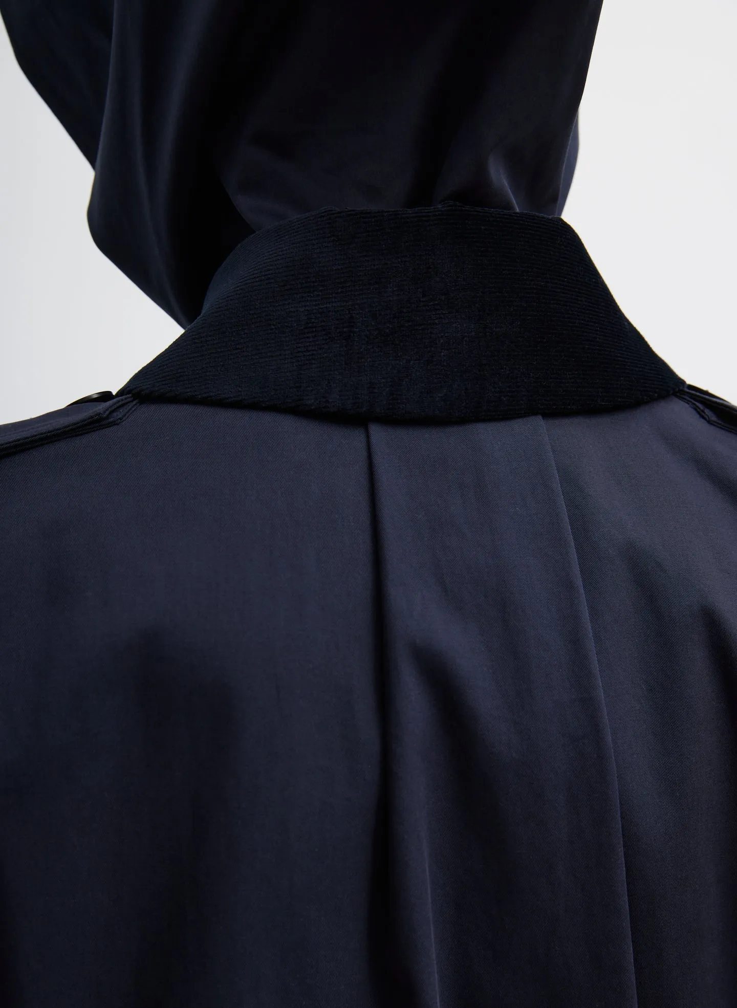 Bio Twill Bomber Jacket With Removable Corduroy Collar sold by Tibi product image thumbnail 4