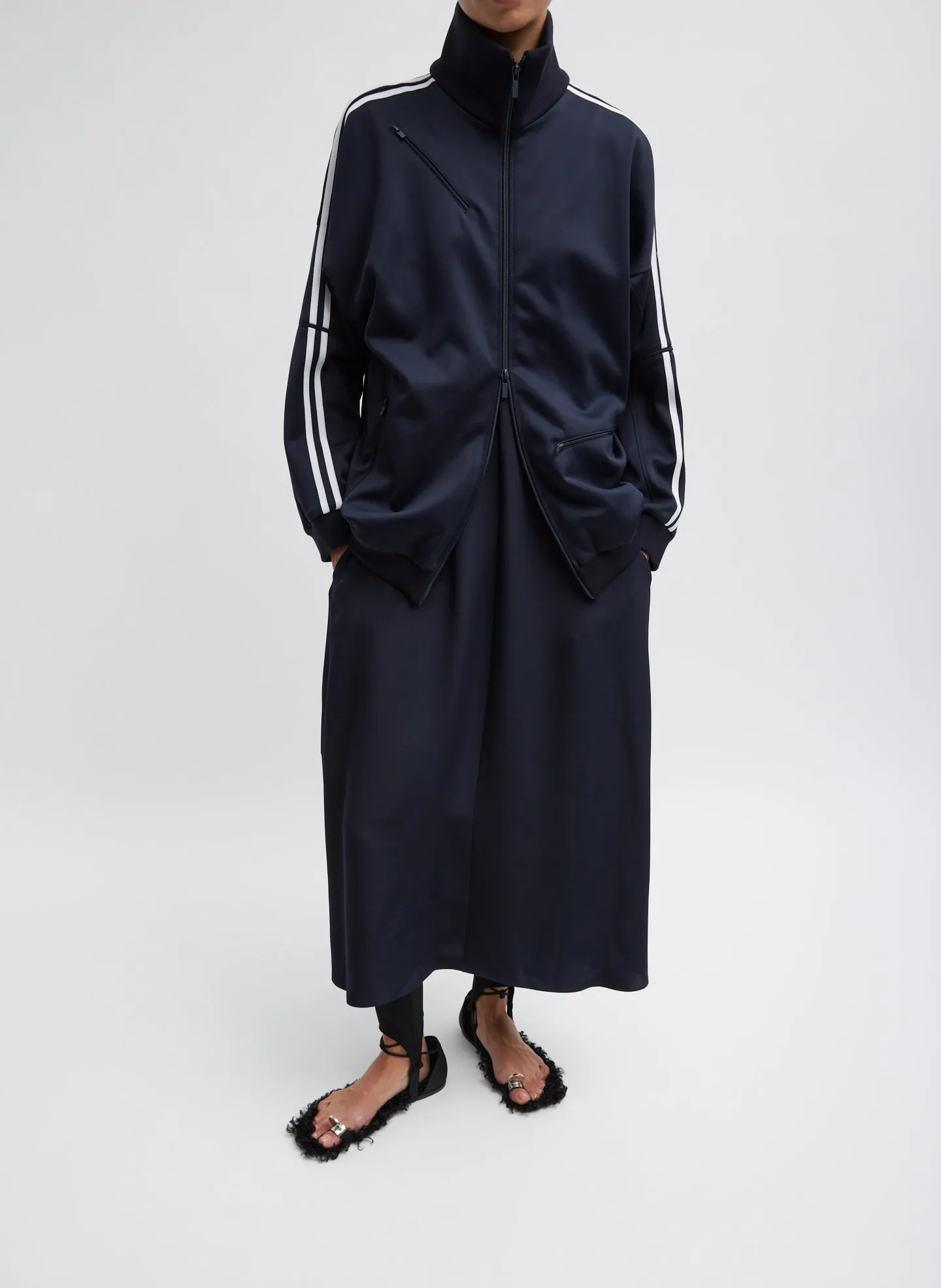 4-Ply Silk T-Shirt Dress sold by Tibi product image thumbnail 5