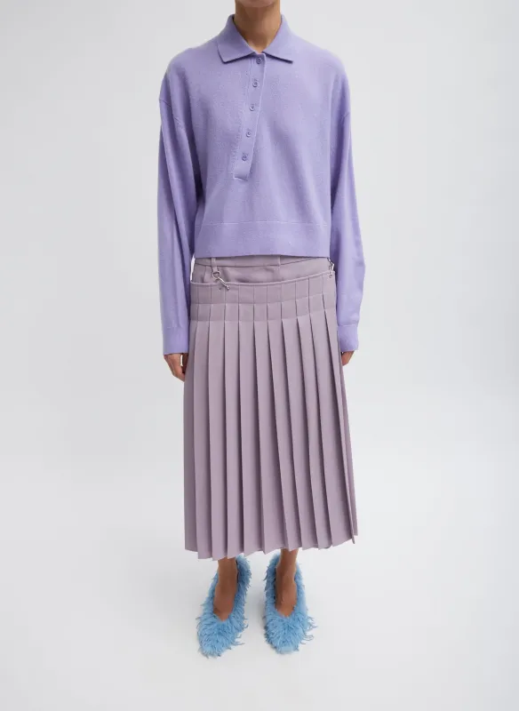 Grain De Poudre Convertible Pleated Skirt made by Tibi