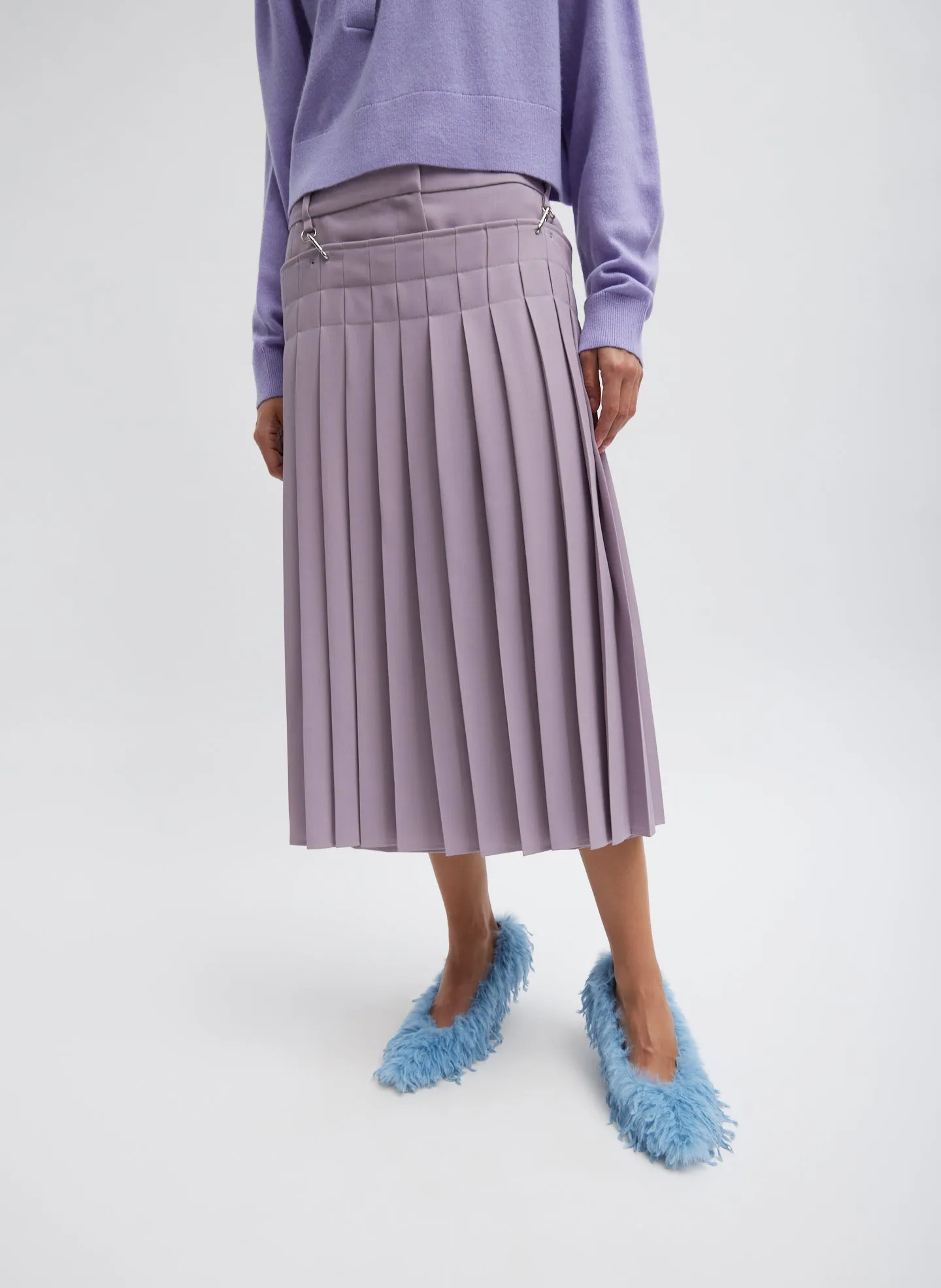 Grain De Poudre Convertible Pleated Skirt sold by Tibi product image thumbnail 2