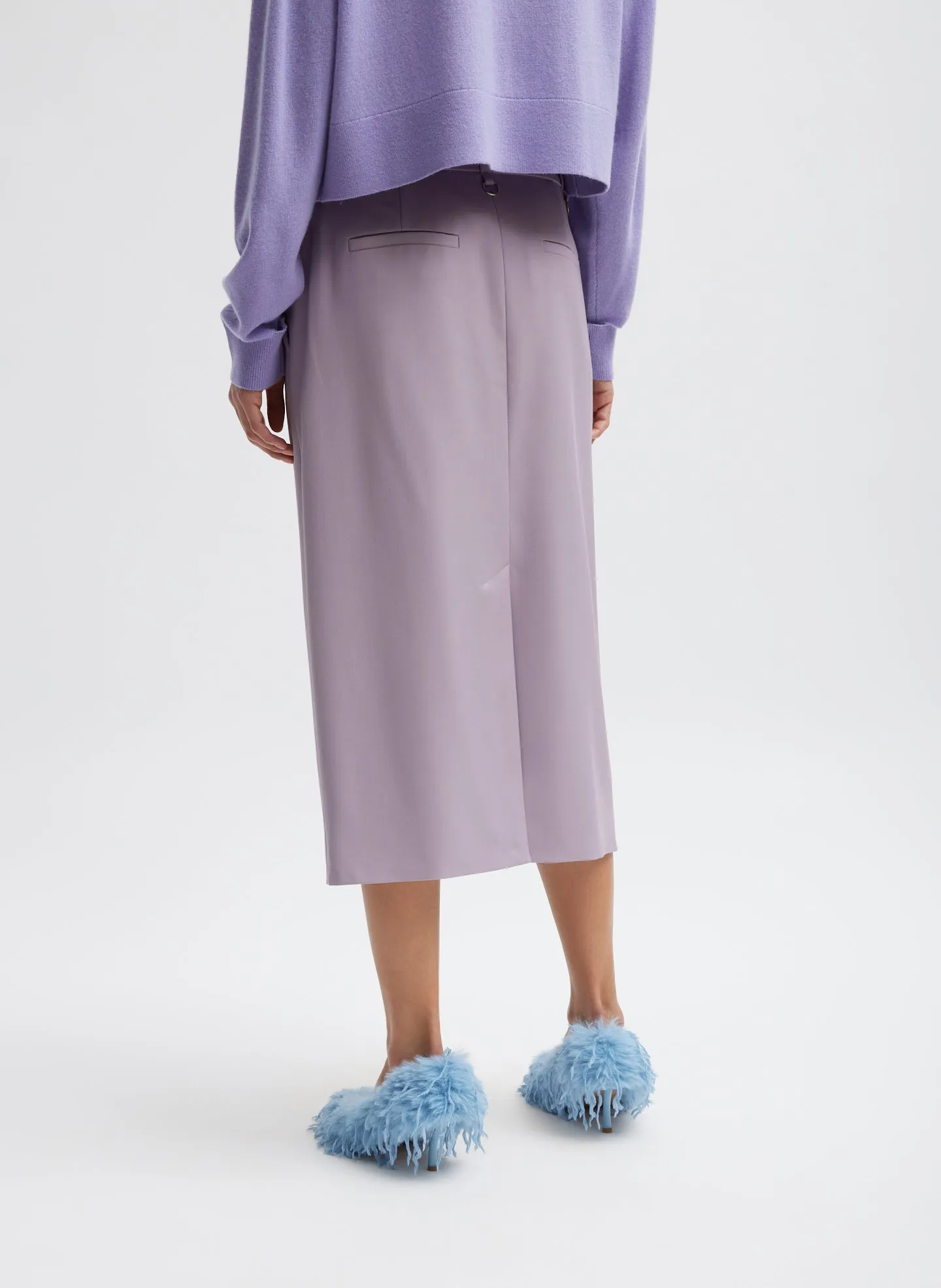 Grain De Poudre Convertible Pleated Skirt sold by Tibi product image thumbnail 5