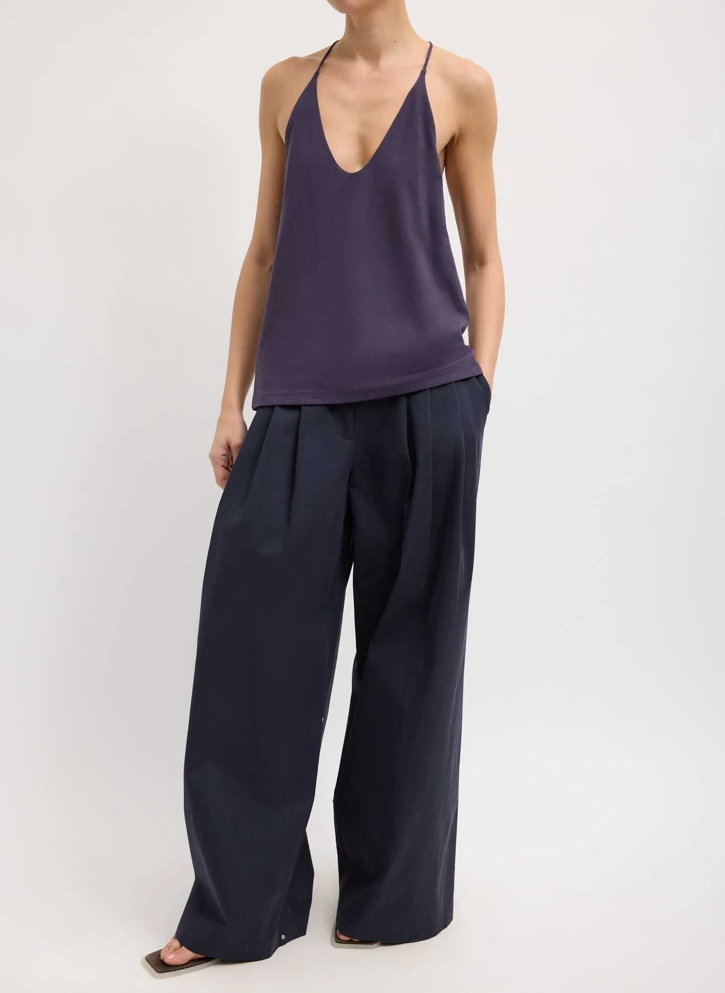 Bio Twill Triple Pleat Pant sold by Tibi product image thumbnail 2