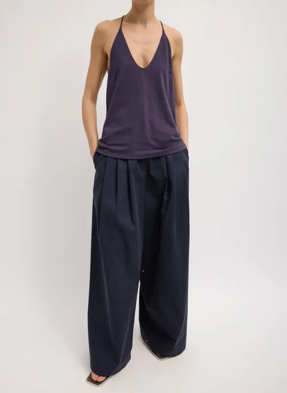Bio Twill Triple Pleat Pant sold by Tibi