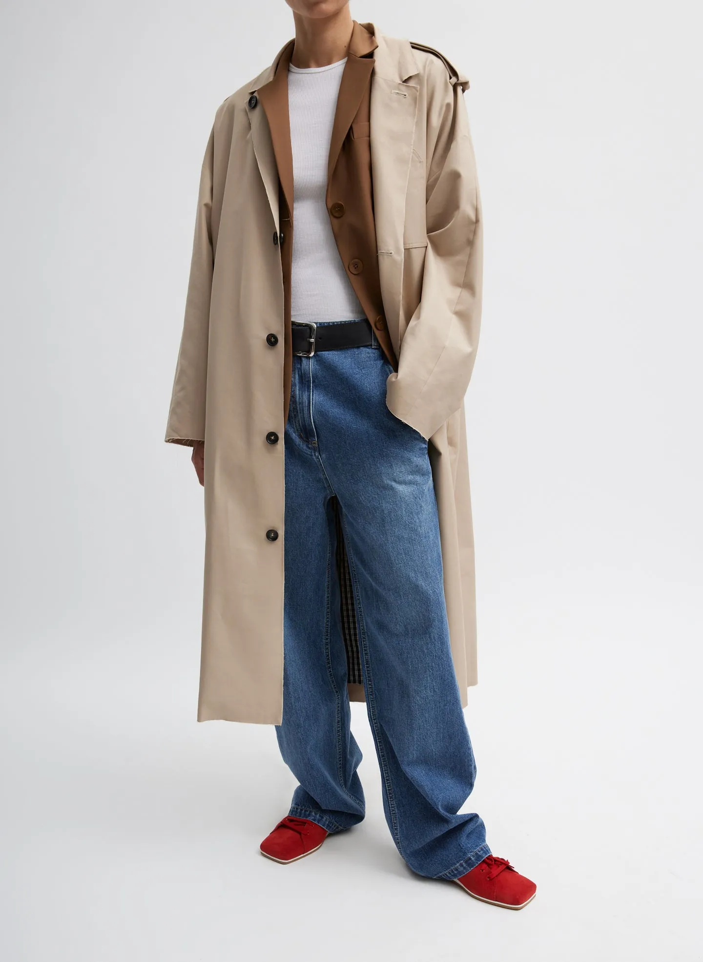 Reversible Cuffed Trench sold by Tibi product image thumbnail 5