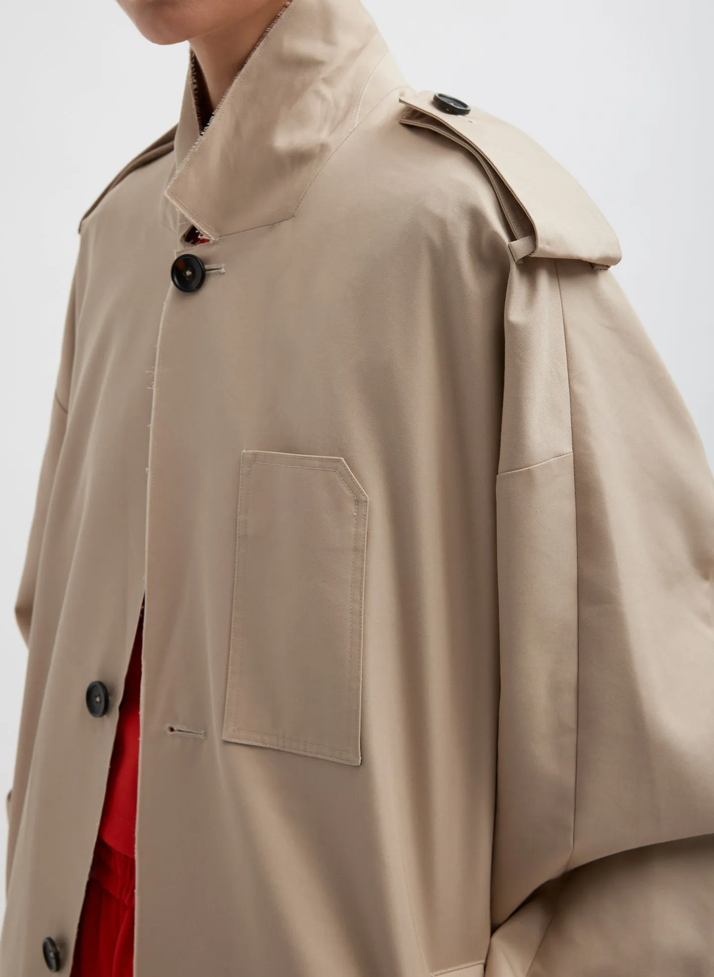 Reversible Cuffed Trench sold by Tibi product image thumbnail 3