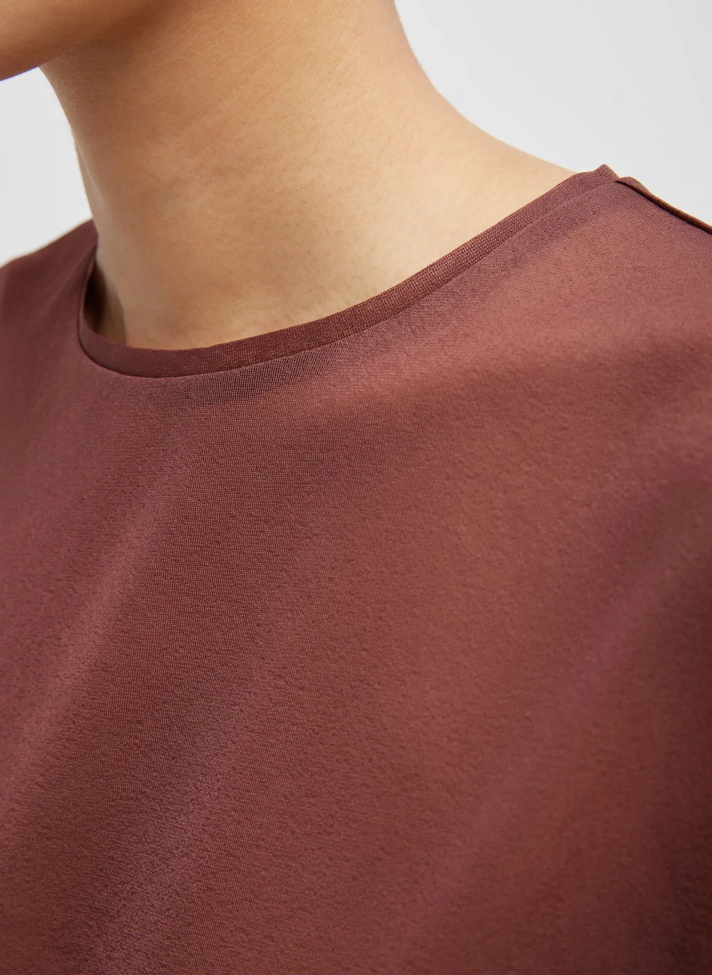 Sheer Gauze Easy T-Shirt sold by Tibi product image thumbnail 2