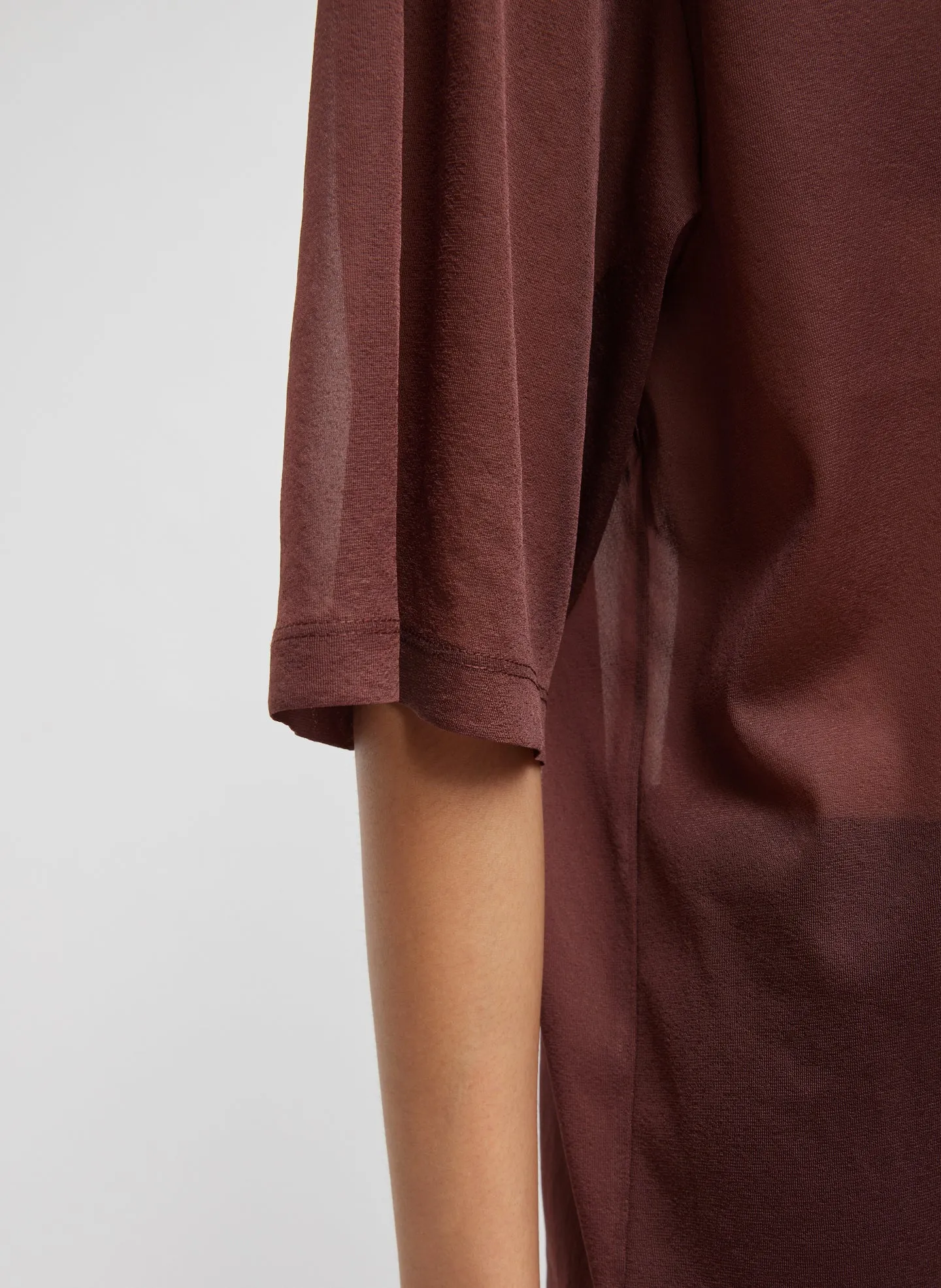 Sheer Gauze Easy T-Shirt sold by Tibi product image thumbnail 3