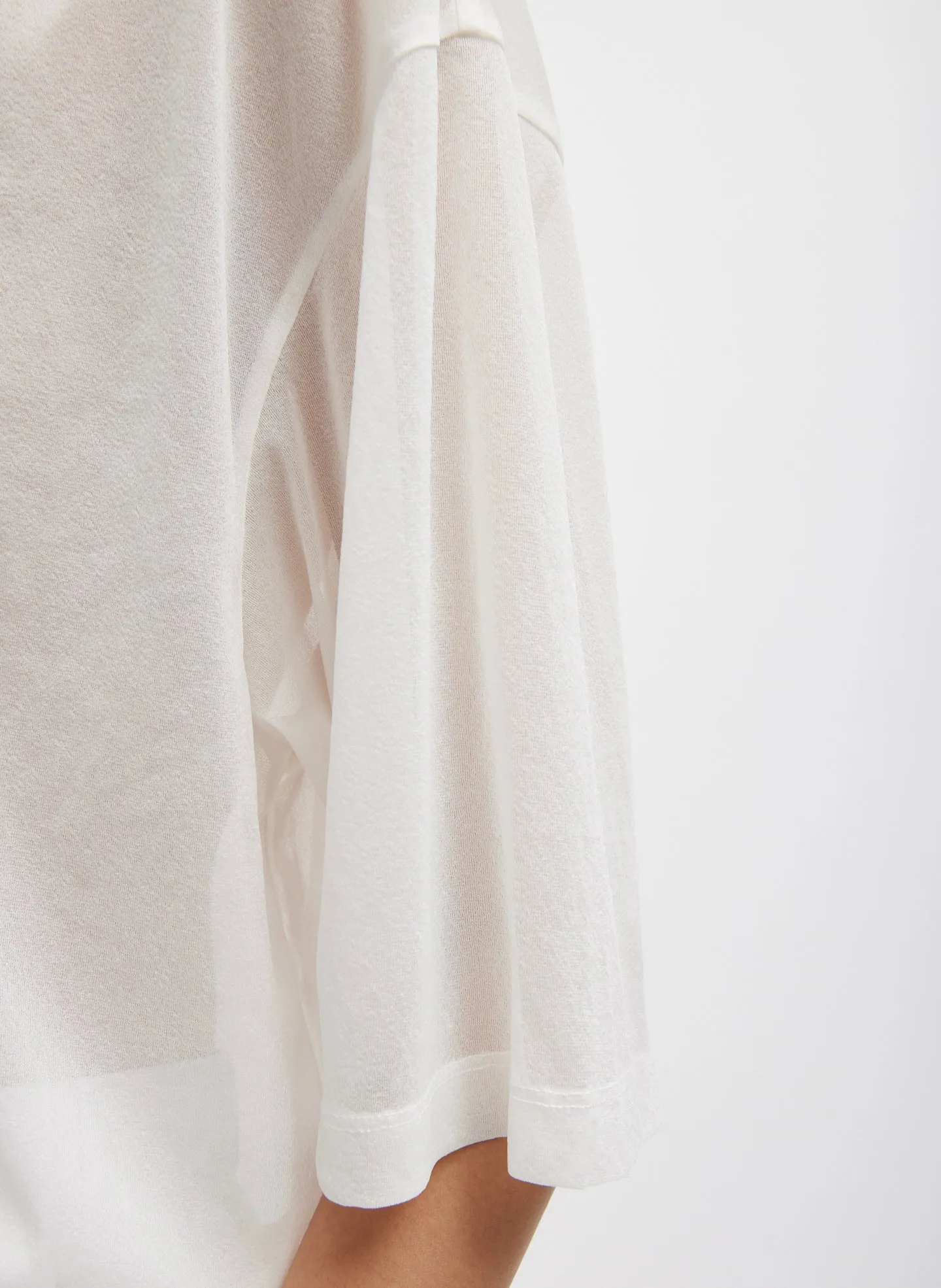 Sheer Gauze Easy T-Shirt sold by Tibi product image thumbnail 3