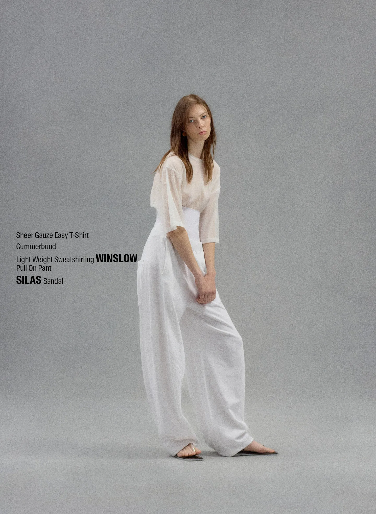 Sheer Gauze Easy T-Shirt sold by Tibi product image thumbnail 2